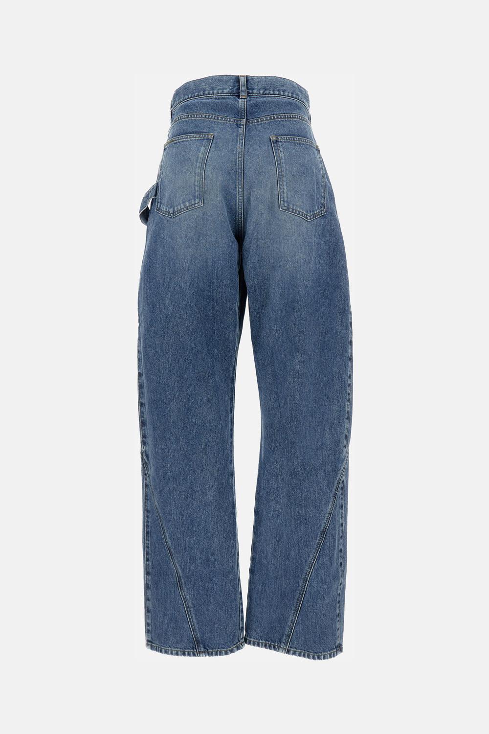 JEANS CON CUCITURE ATTORCIGLIATE - Image 2