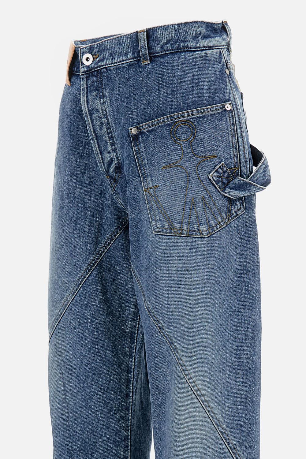 JEANS CON CUCITURE ATTORCIGLIATE - Image 3
