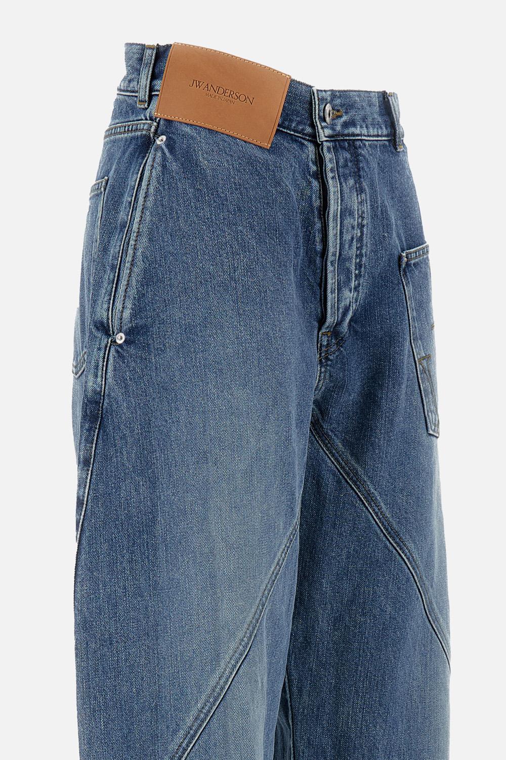 JEANS CON CUCITURE ATTORCIGLIATE - Image 4