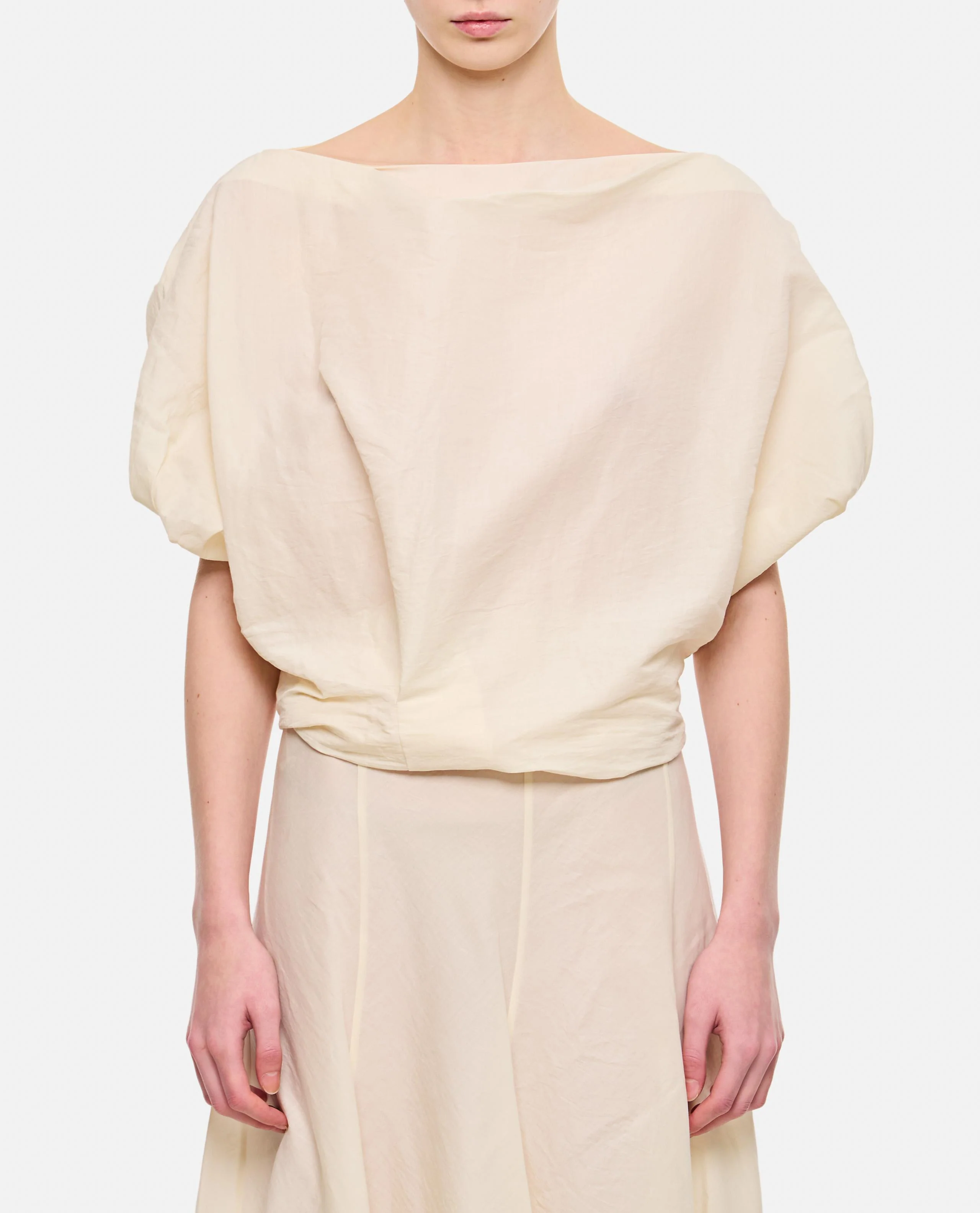 TOP NILES NUDE IN SETA DA DONNA - KHAITE