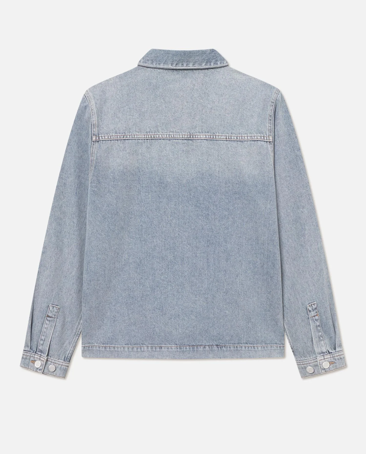 LAYTON WASHED DENIM OVERSHIRT - Image 2