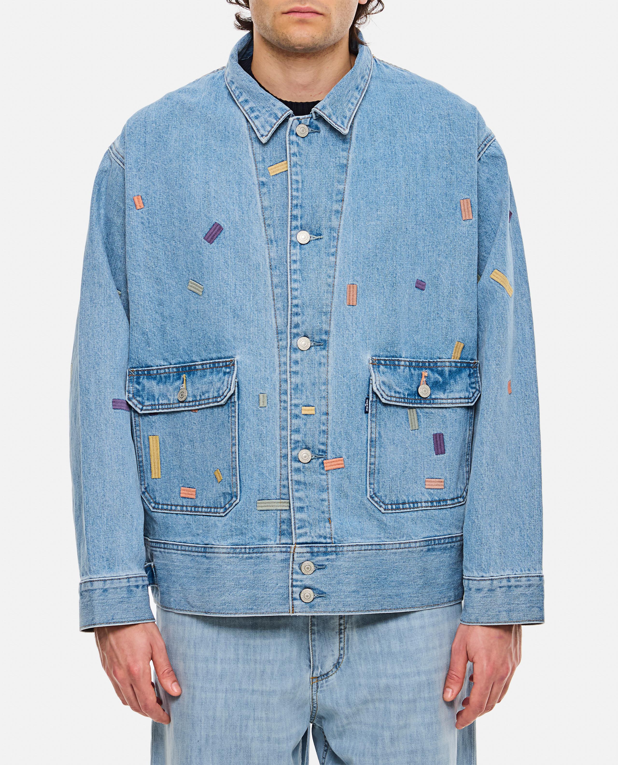 GIACCA DENIM CON RICAMI