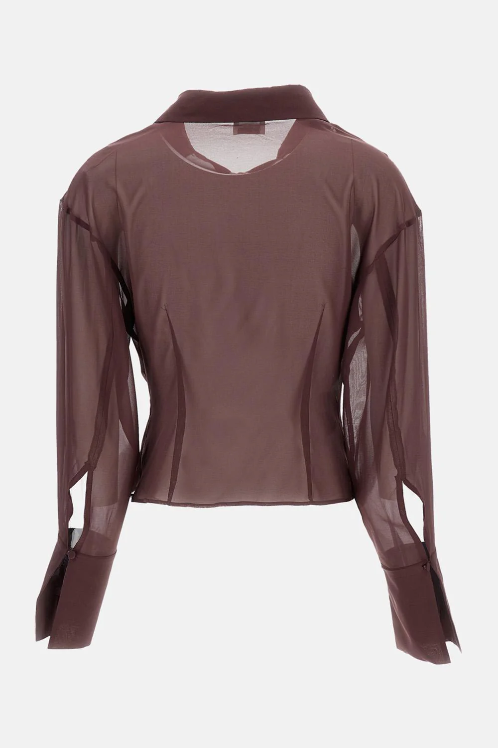LILIA BLUSA CON AMPIO SCOLLO A V - Image 3