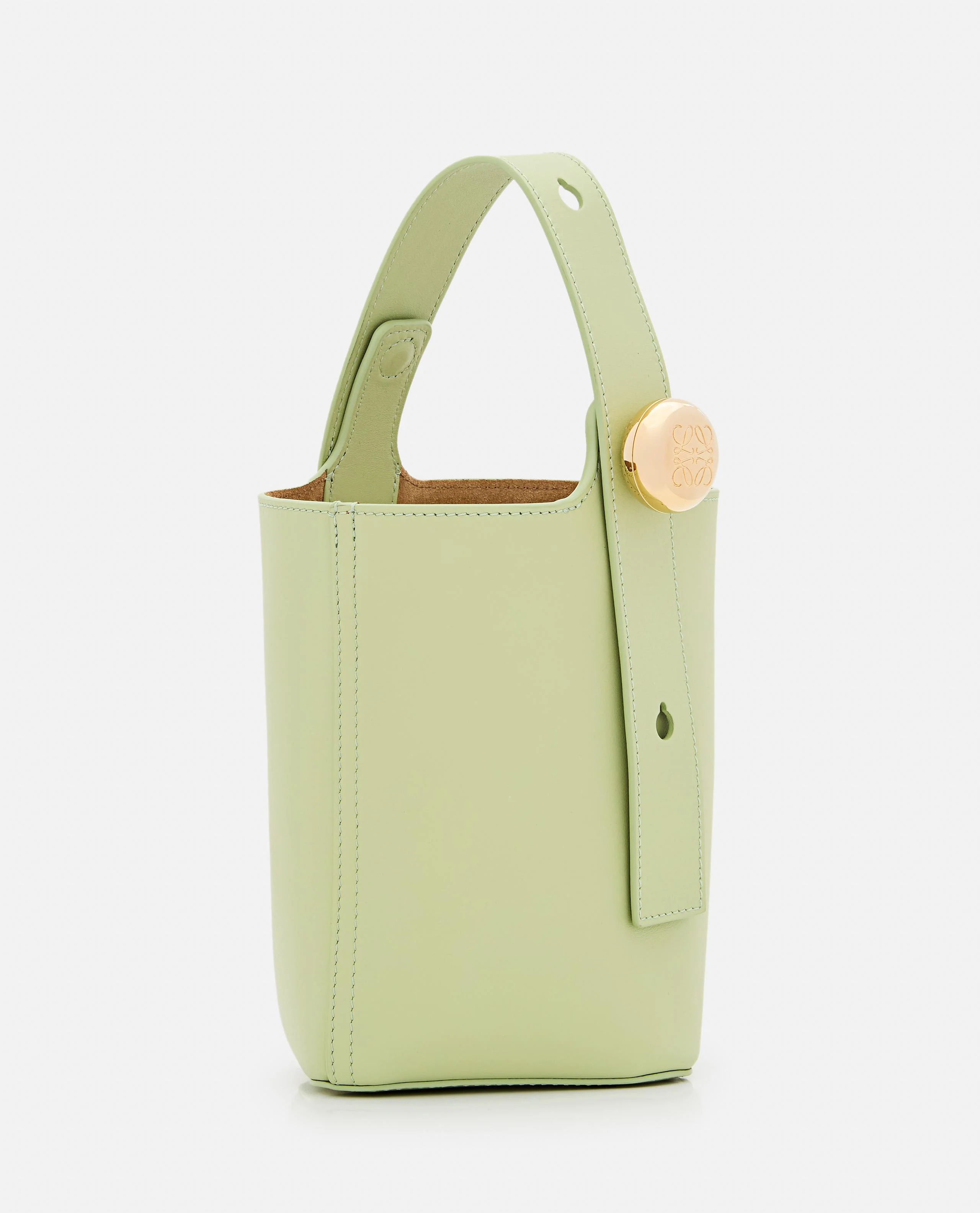 MINI PEBBLE BUCKET BORSA IN PELLE - Image 3