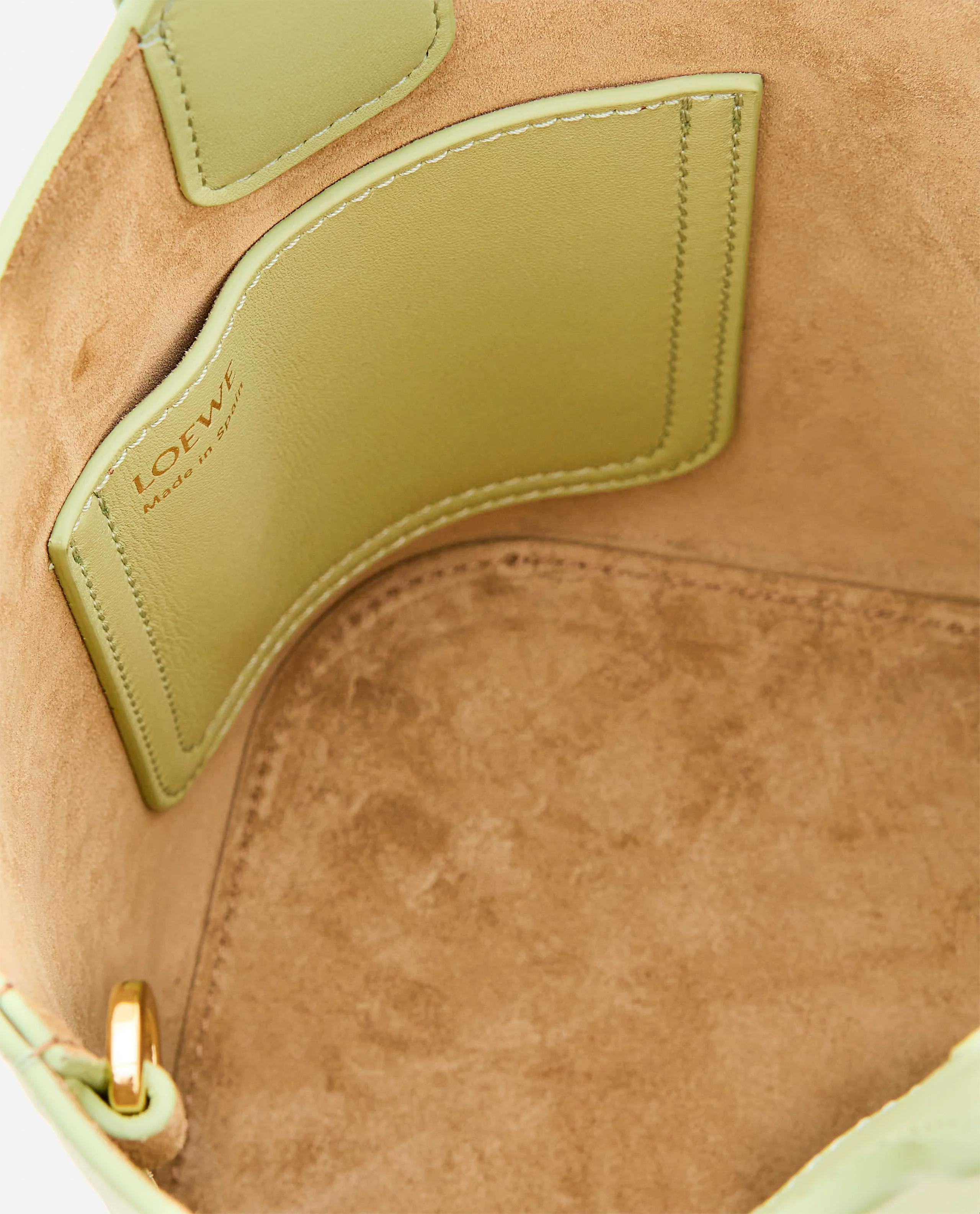 MINI PEBBLE BUCKET BORSA IN PELLE - Image 4
