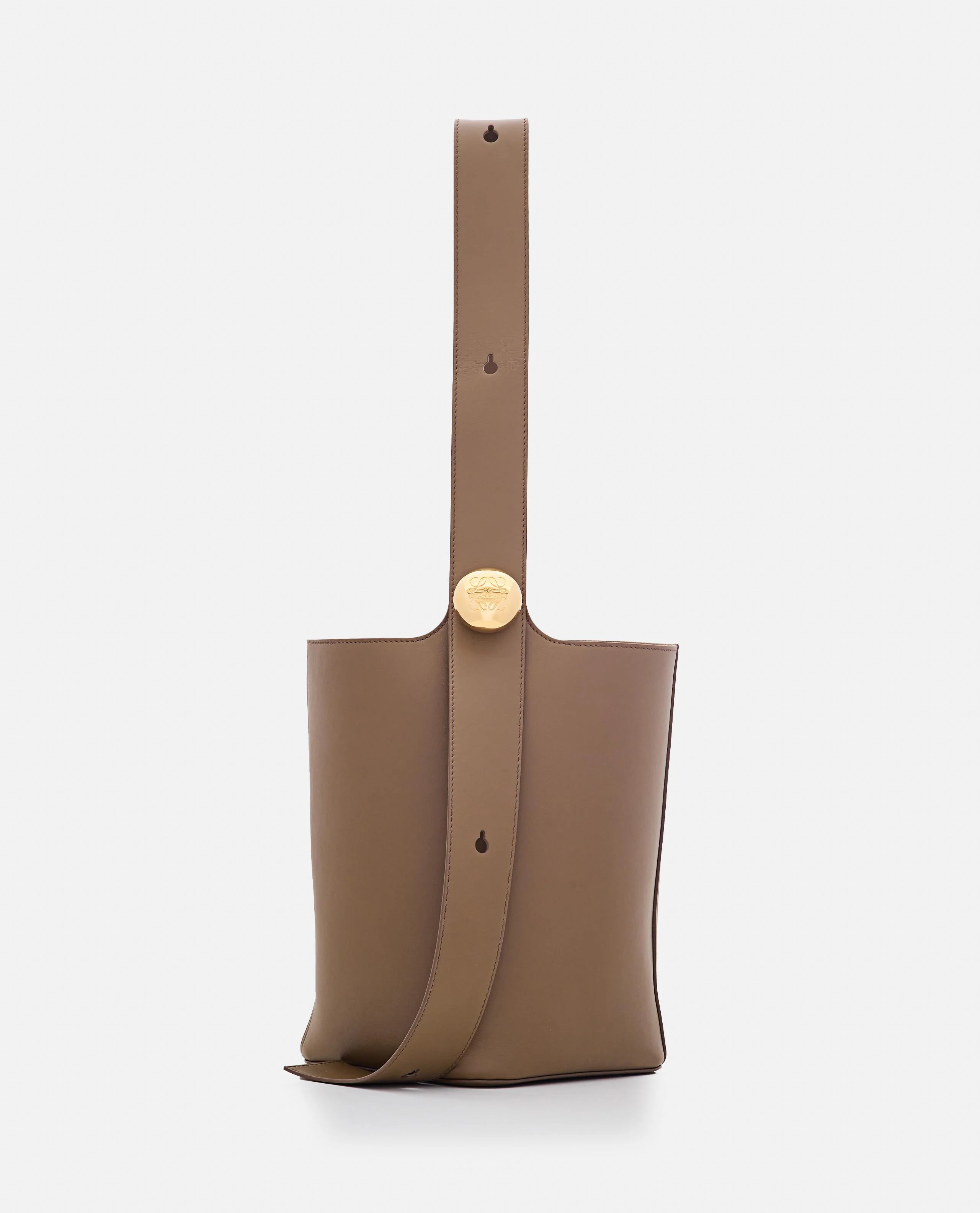 PEBBLE BUCKET MEDIO IN PELLE - Image 2