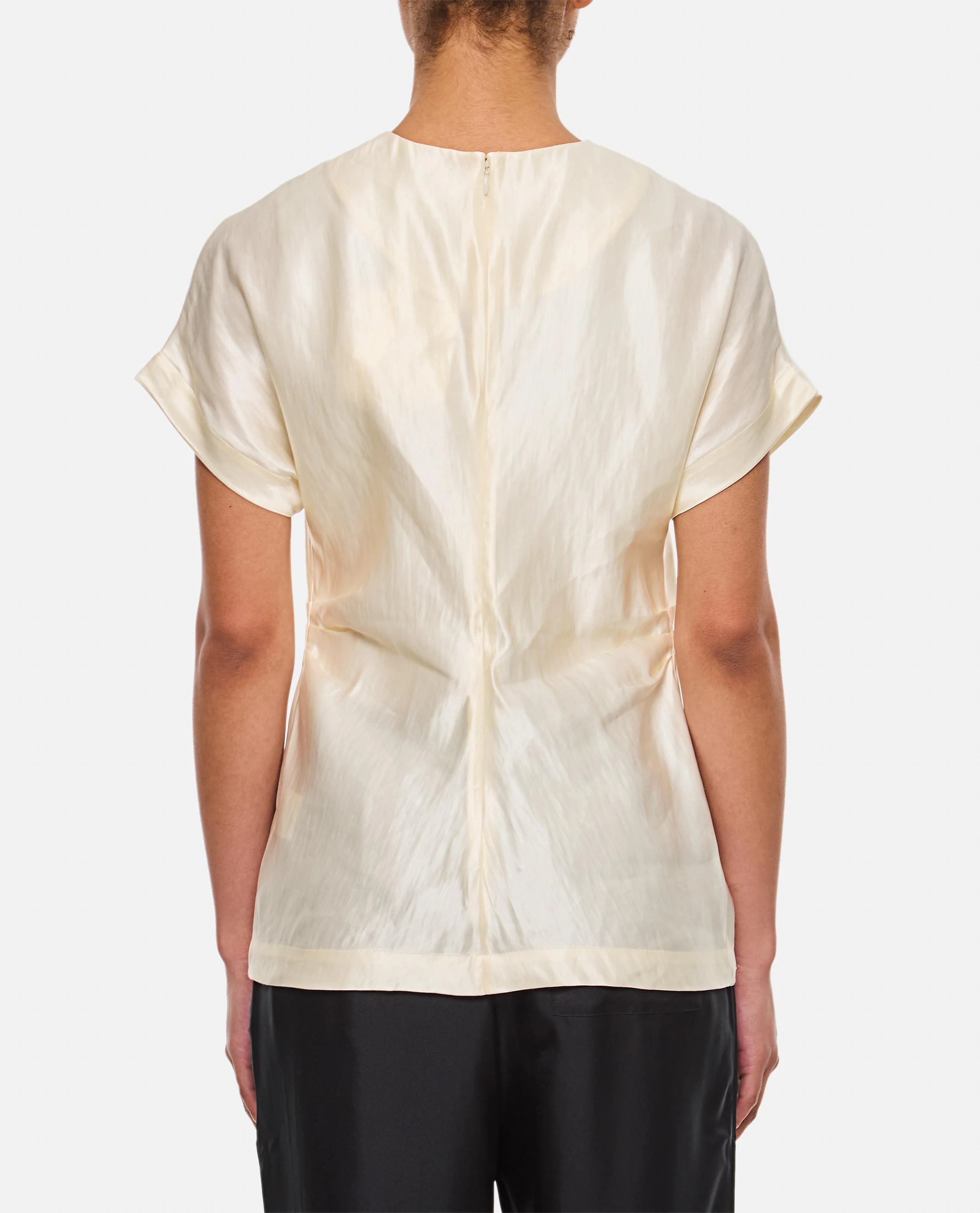 BLUSA A MANICHE CORTE - Image 3