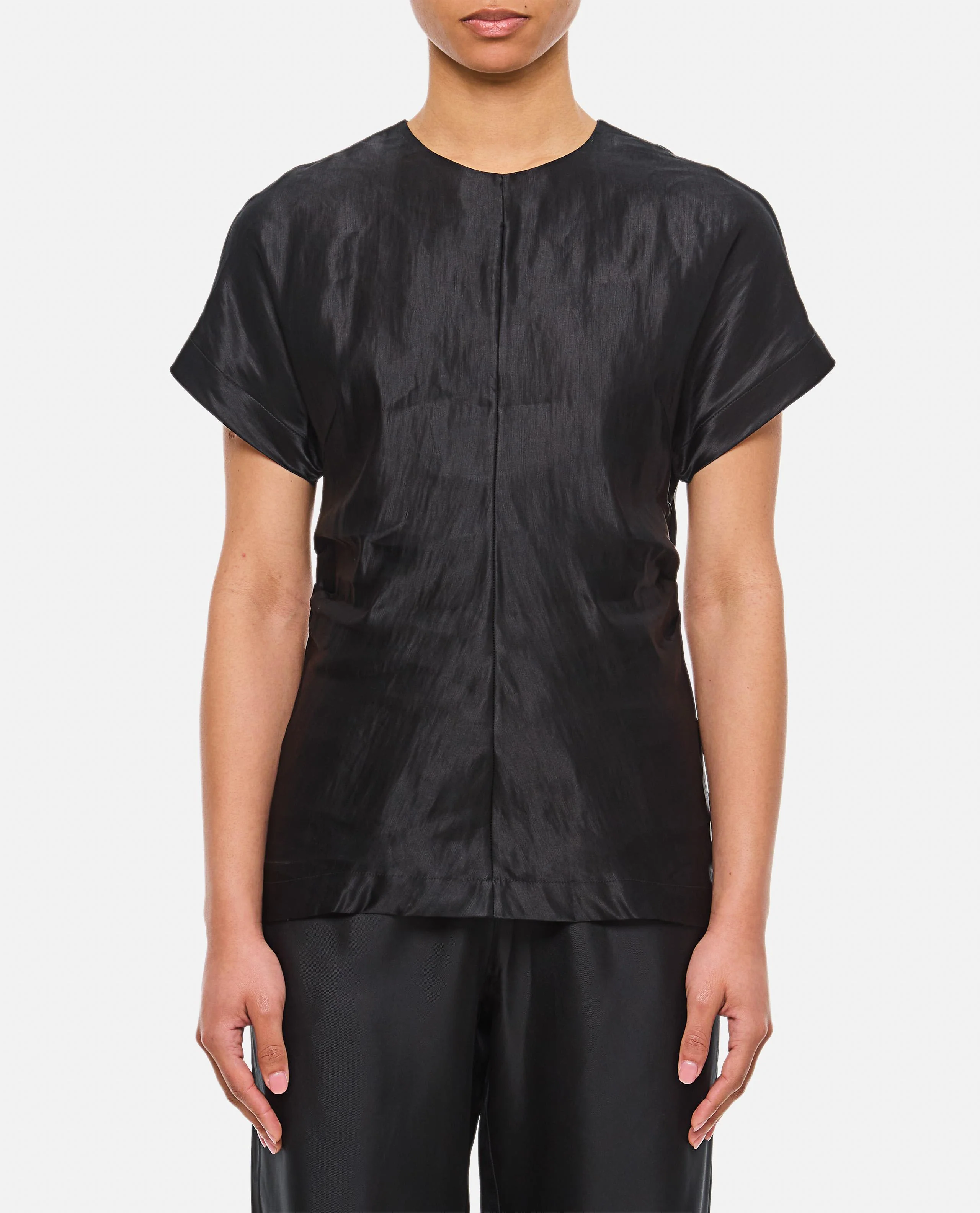 BLUSA A MANICHE CORTE