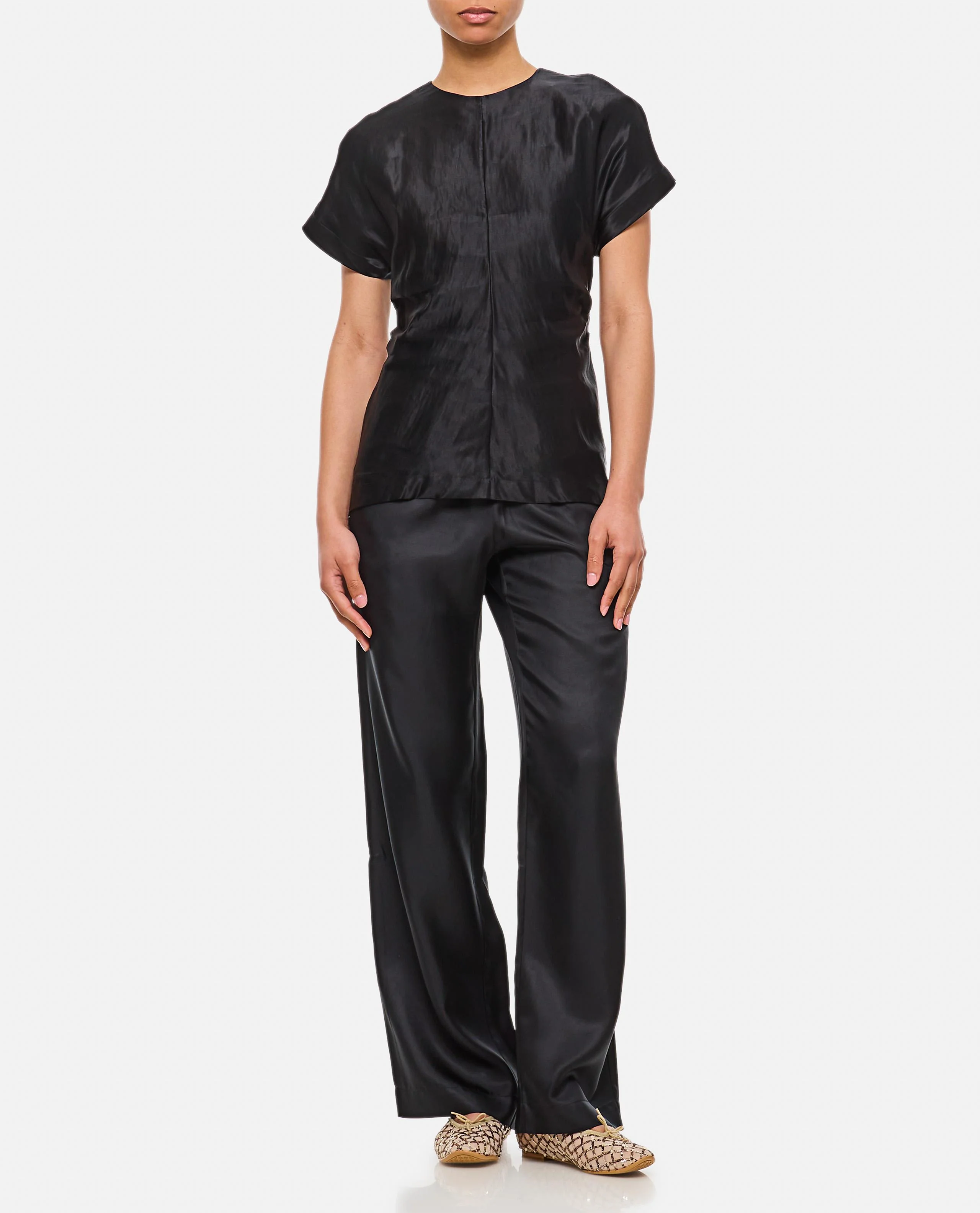 BLUSA A MANICHE CORTE - Image 2
