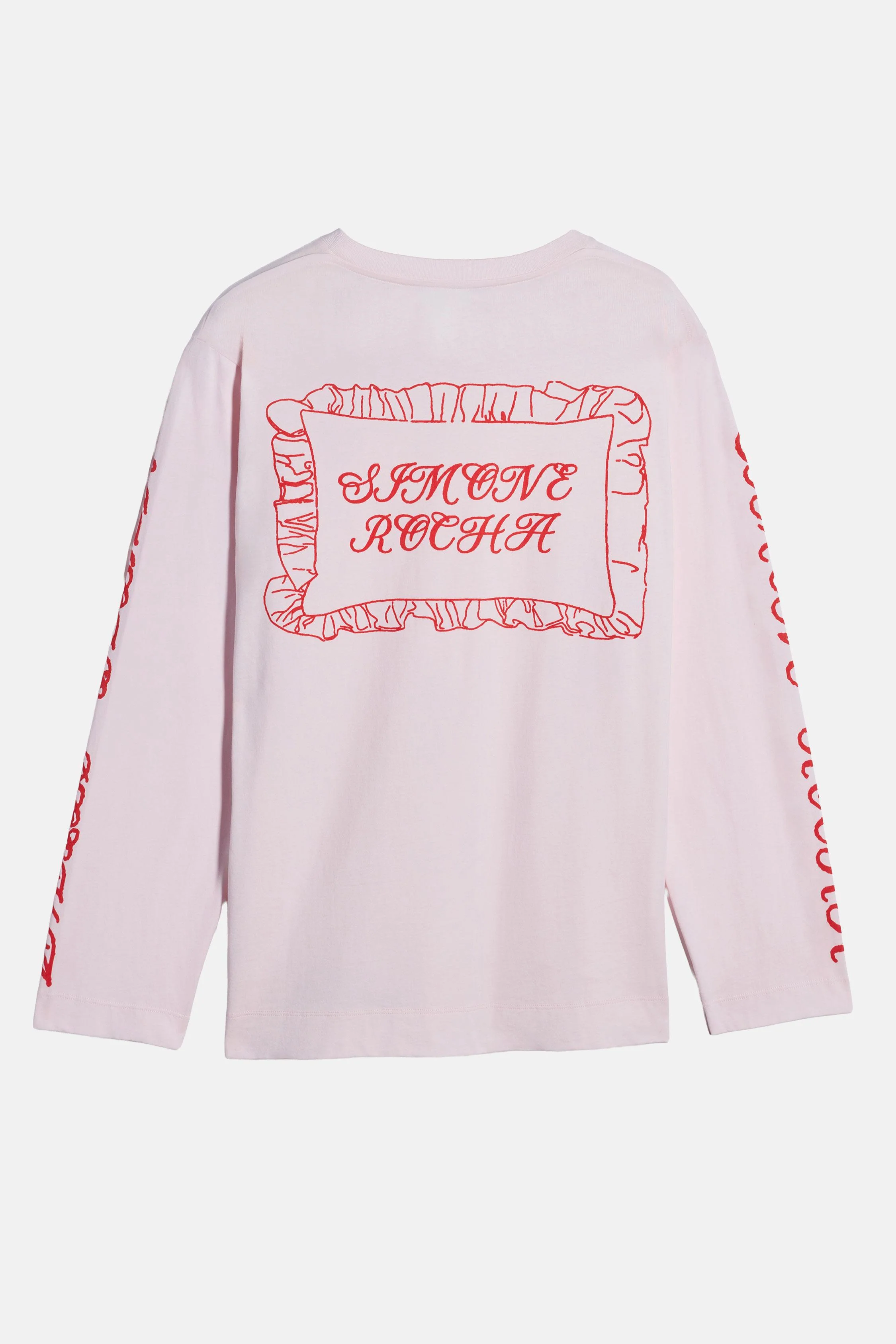 MAGLIA A MANICHE LUNGHE CON STAMPA PILLOWCASE - Image 3