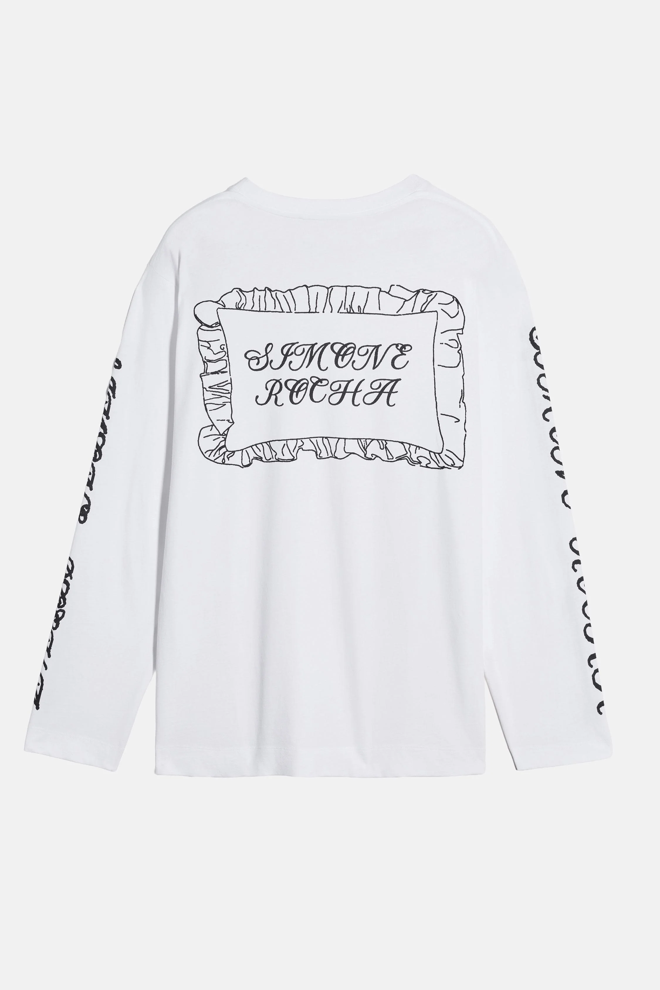 MAGLIA A MANICHE LUNGHE CON STAMPA PILLOWCASE - Image 3