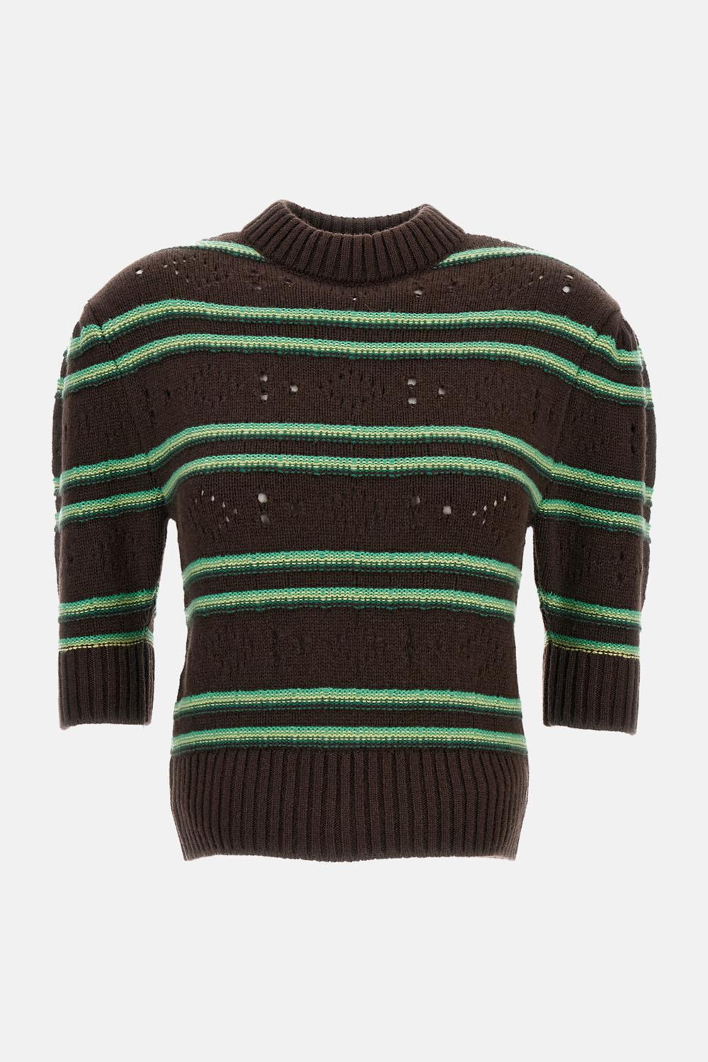MAGLIA IN CASHMERE LAVORATA - Image 2
