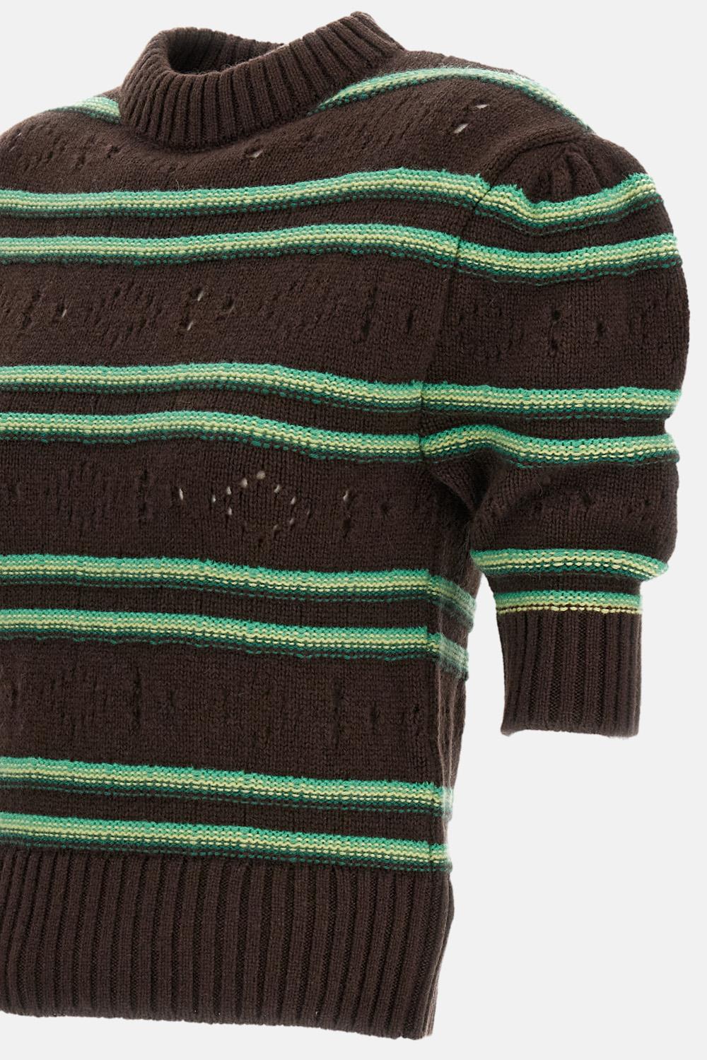 MAGLIA IN CASHMERE LAVORATA - Image 4
