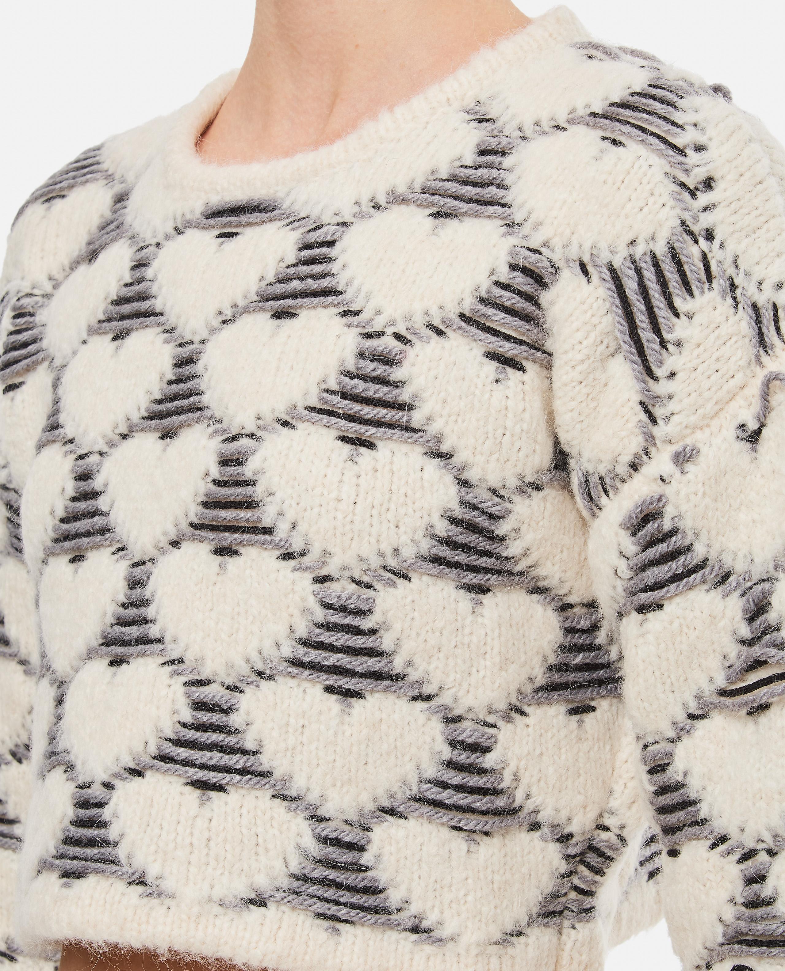 MAGLIA CROPPED MOTIVO CUORI - Image 4
