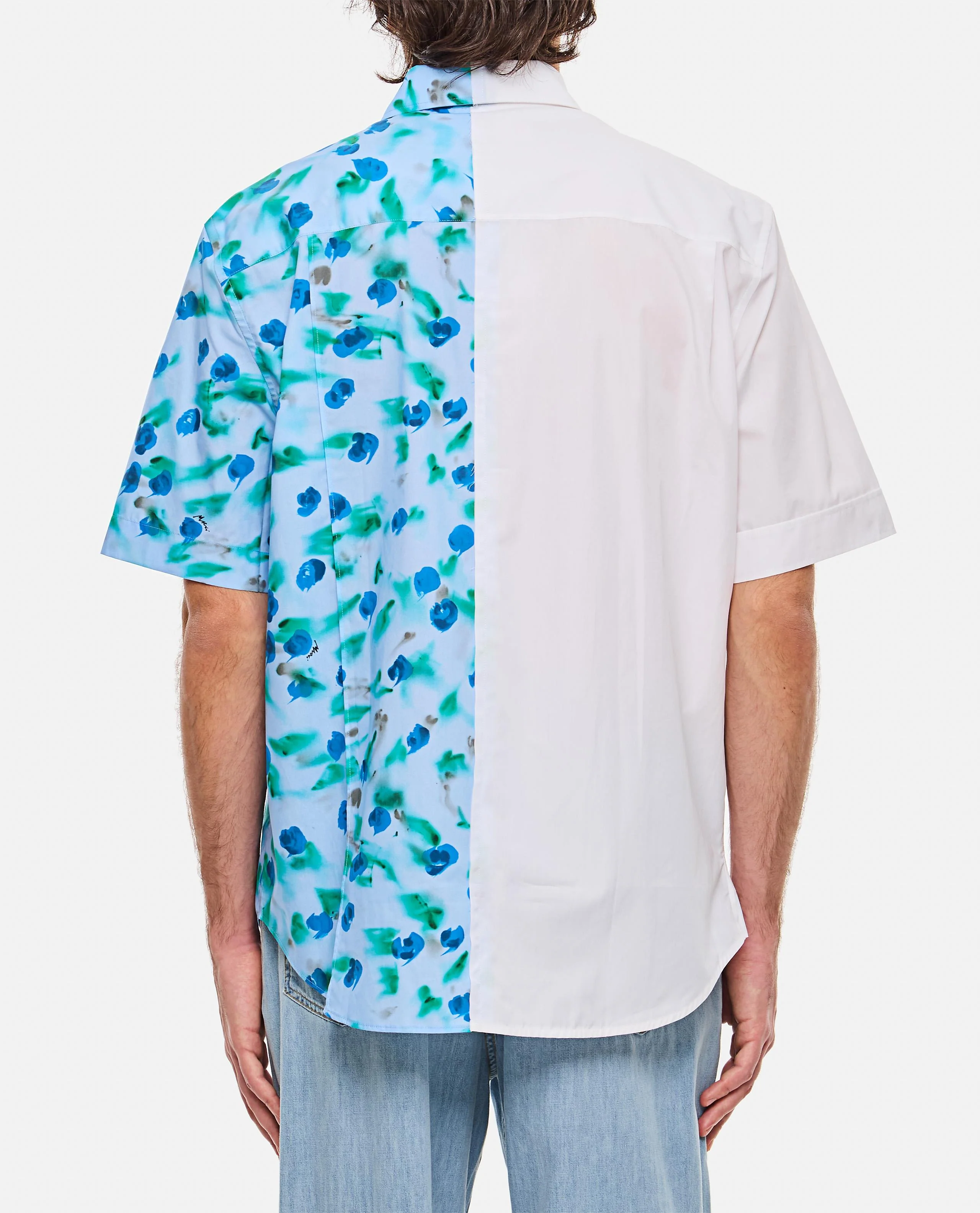 CAMICIA A MANICHE CORTE STAMPATA - Image 3