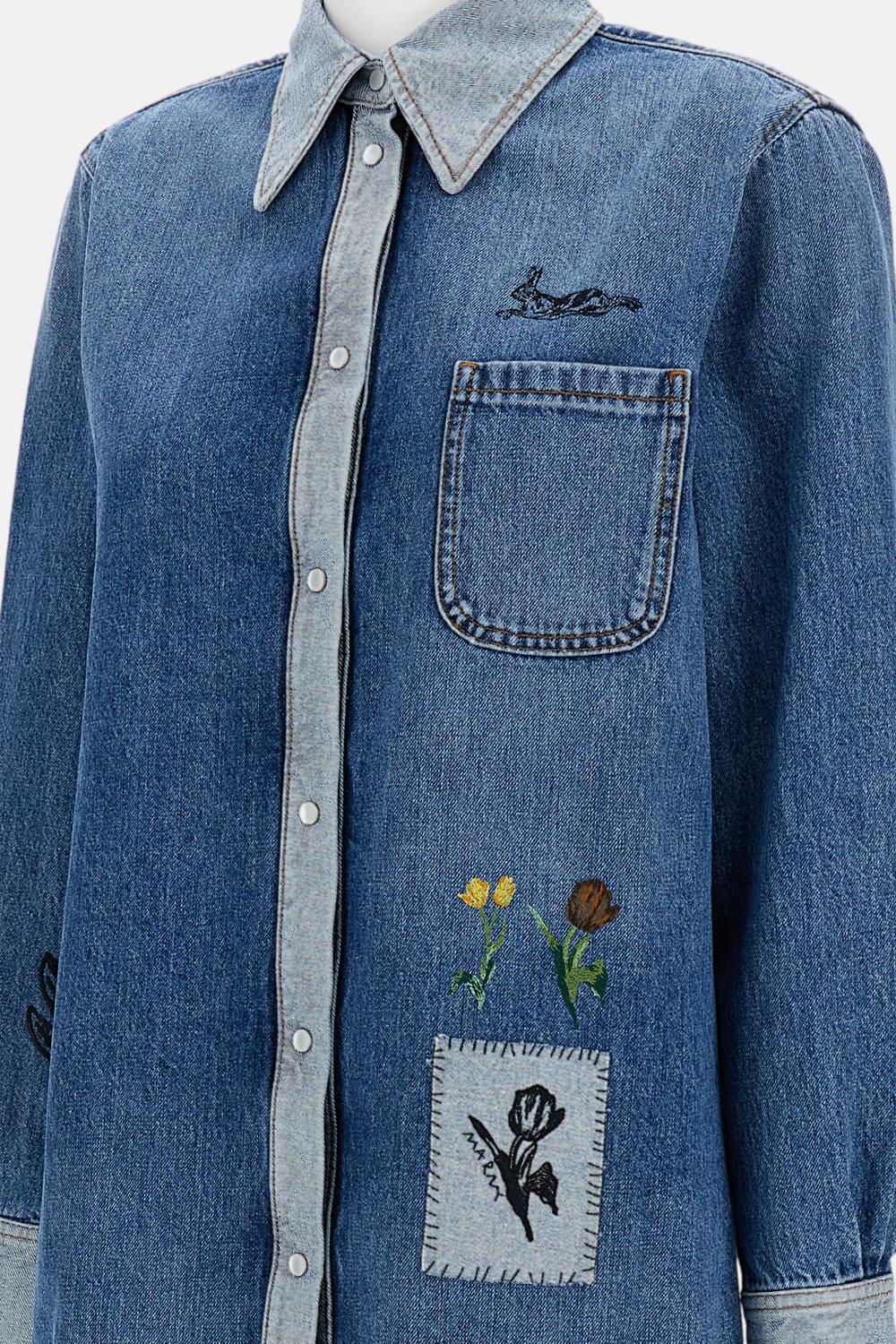 CAMICIA IN DENIM - Image 3