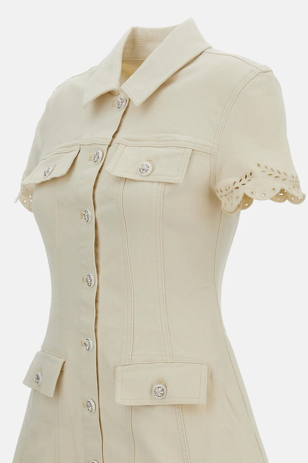 MINI ABITO DENIM BRODERIE - Image 3