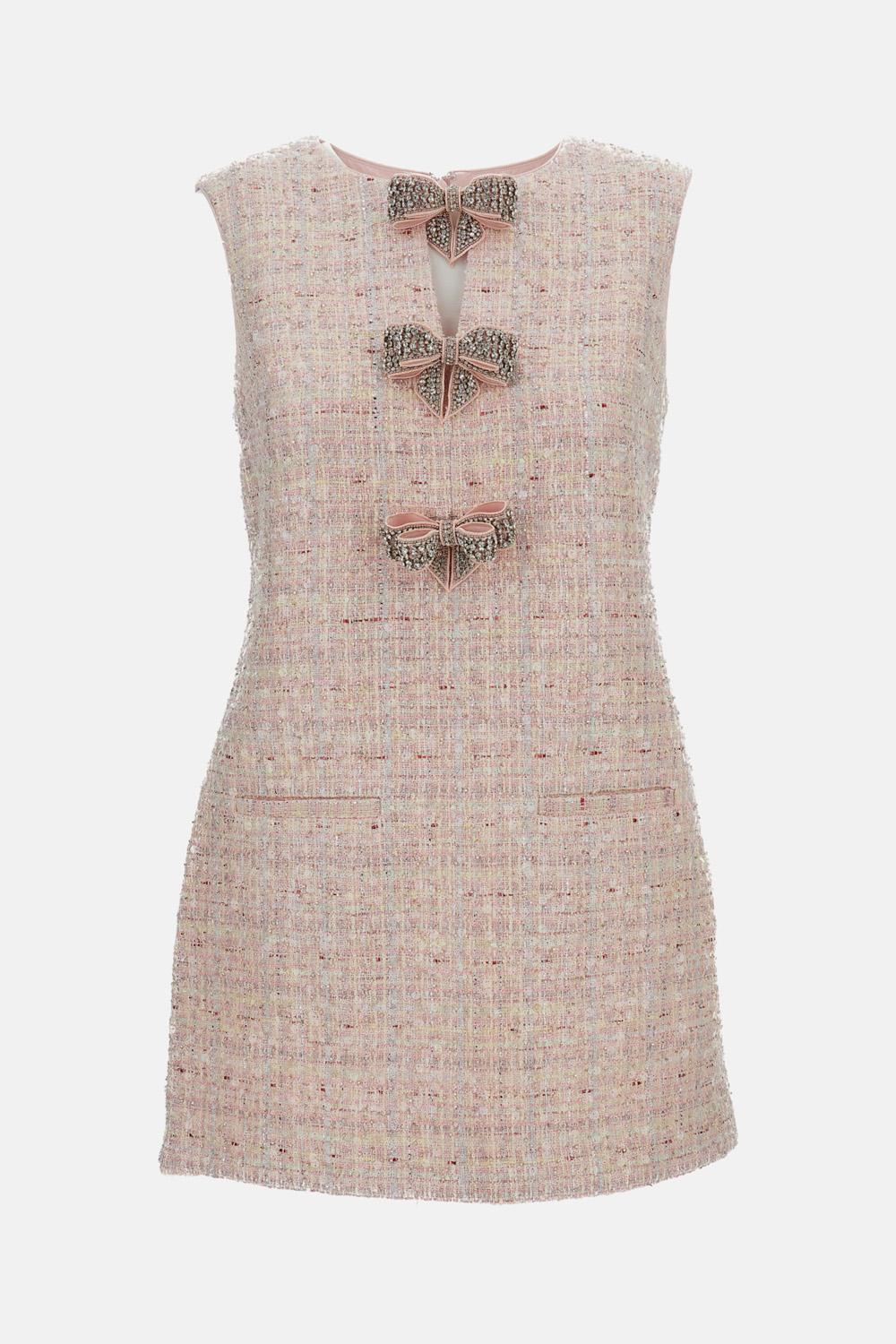 MINI DRESS CON PAILLETTES E FIOCCHI - Image 2