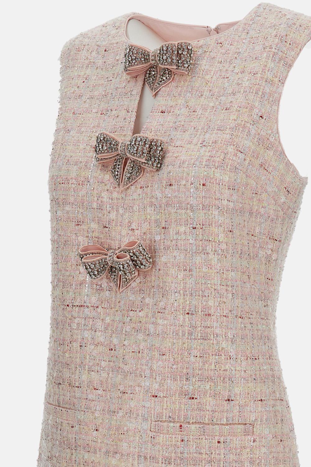 MINI DRESS CON PAILLETTES E FIOCCHI - Image 4