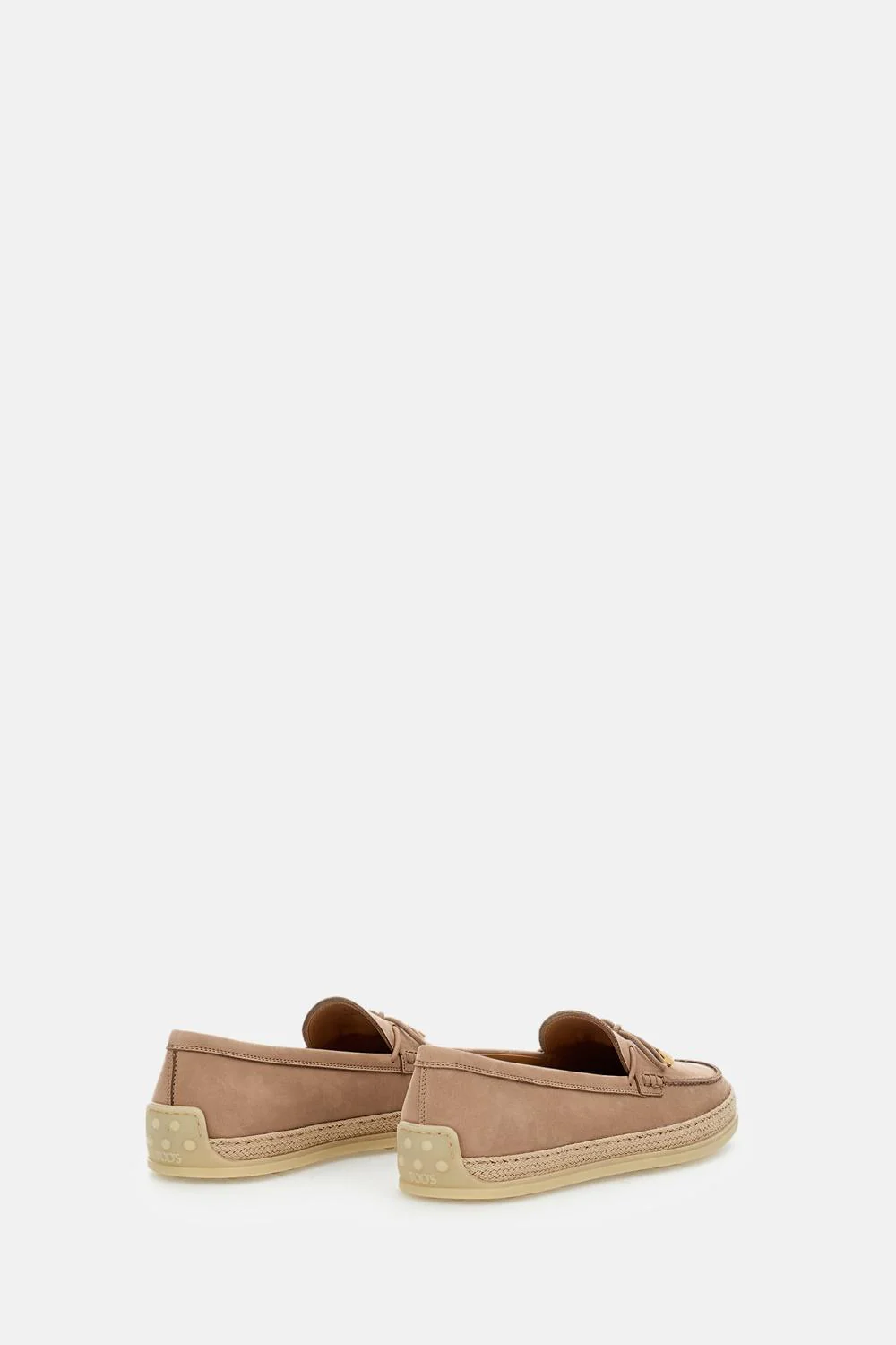 MOCASSINO IN PELLE E RAFIA - Image 3