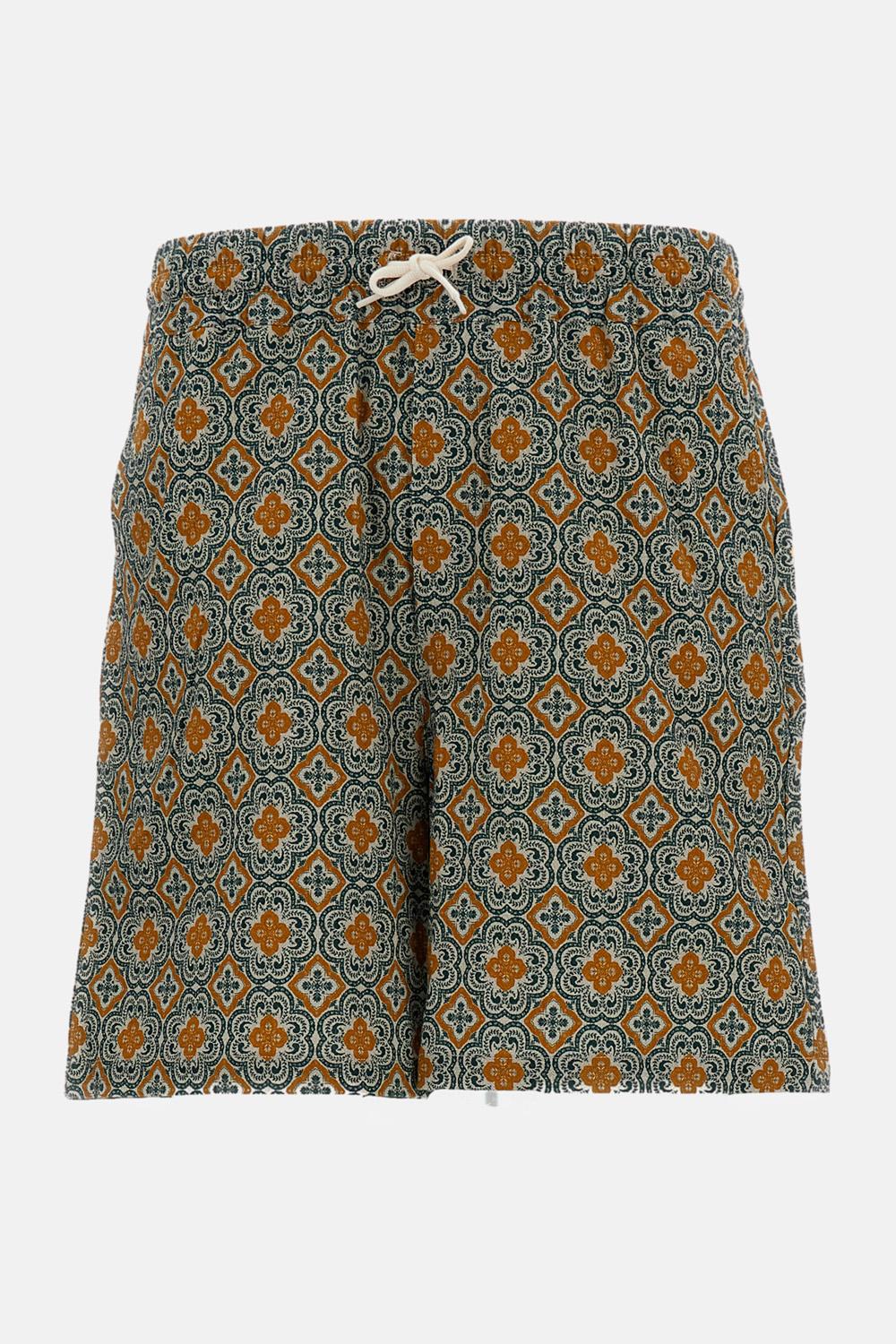 PANTALONCINI CON MOTIVO ARABESQUE