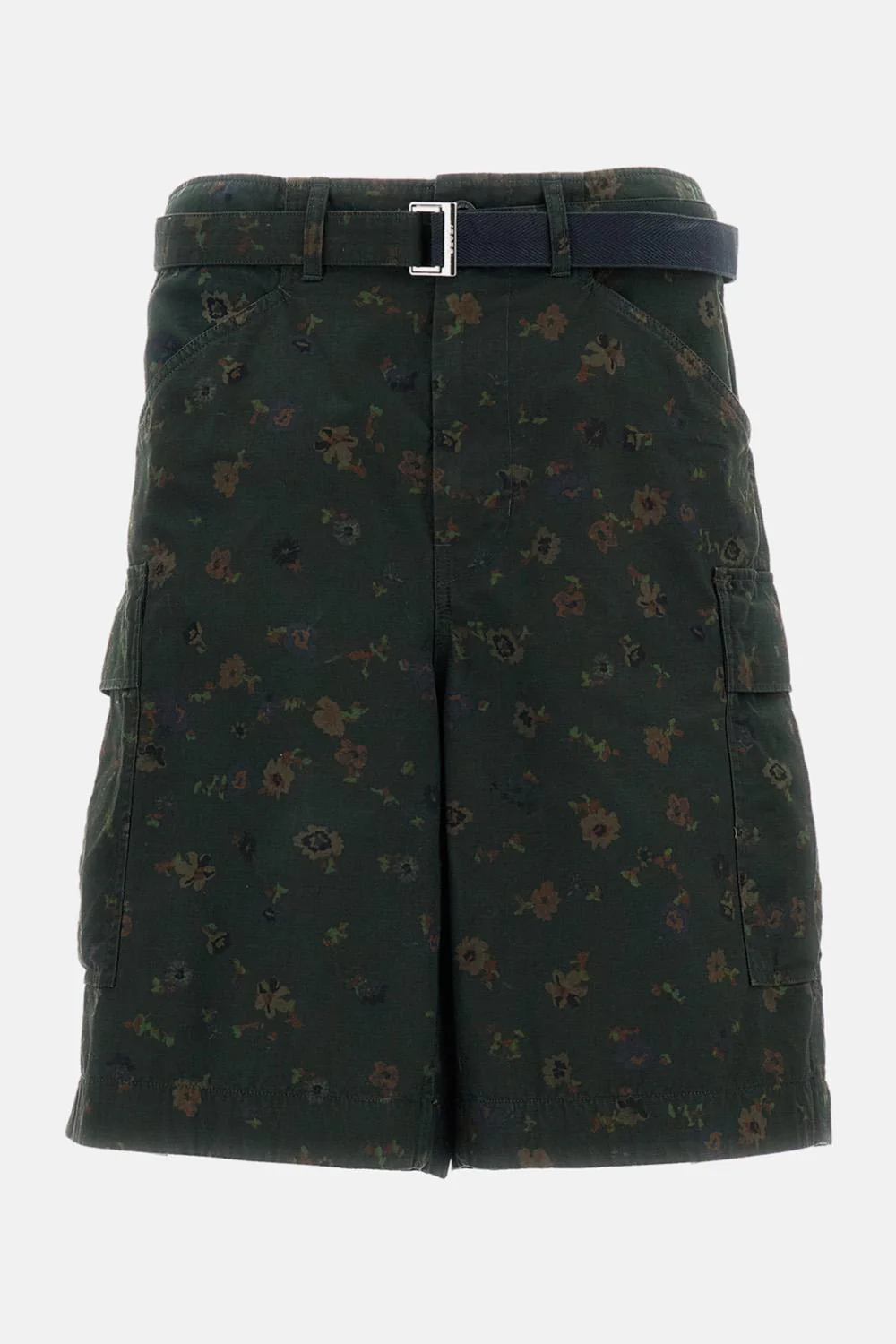 PANTALONCINI IN COTONE A FIORI