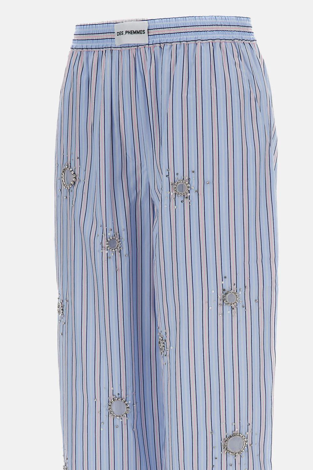 PANTALONI A RIGHE CON DECORAZIONI - Image 3