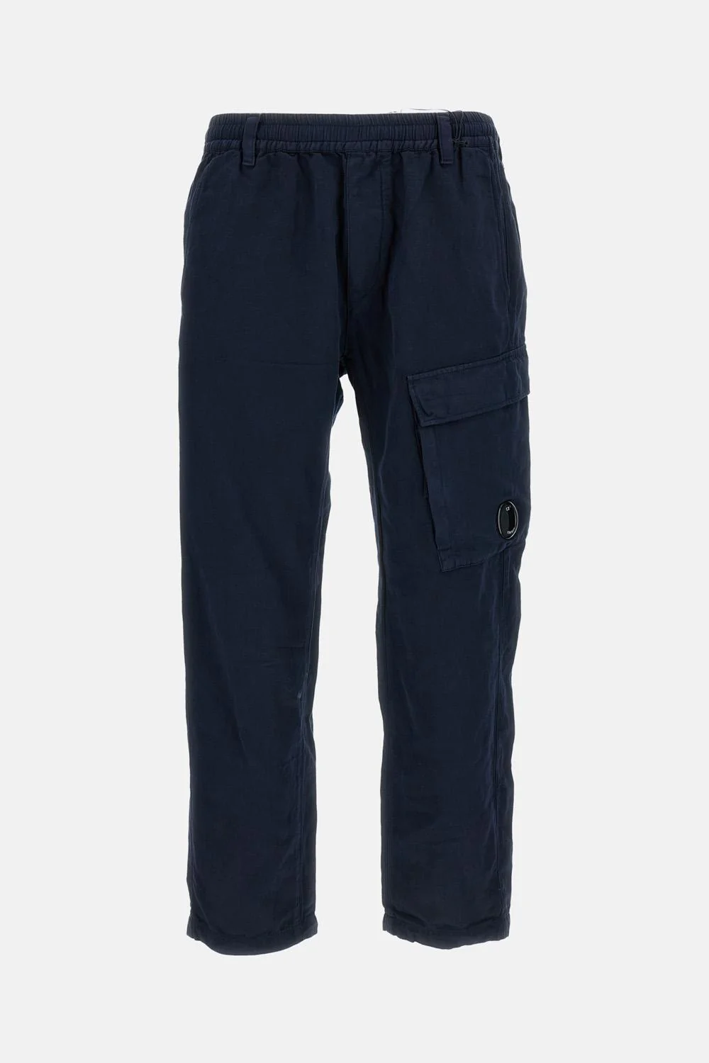 PANTALONI CARGO MISTO LINO