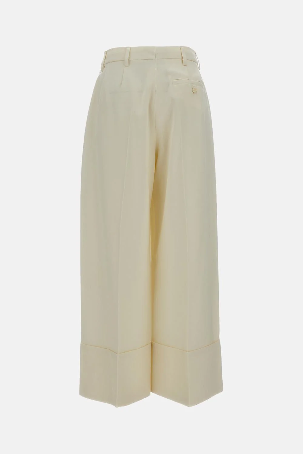 PANTALONI CROPPED A GAMBA LARGA - Image 2