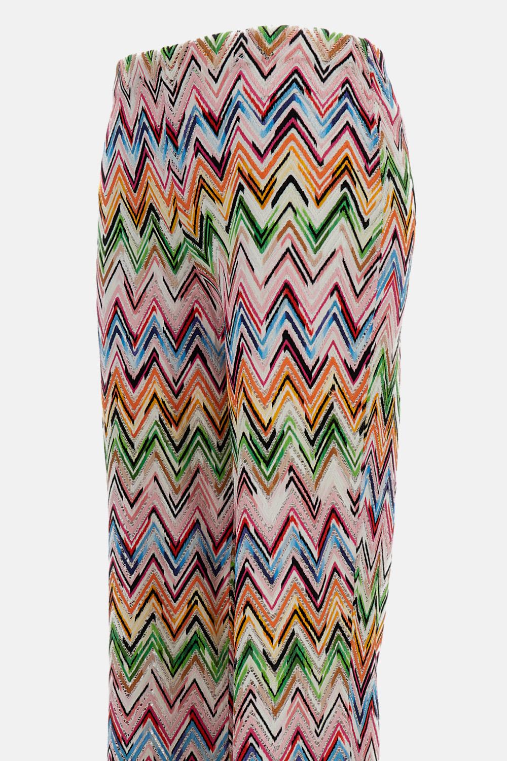 PANTALONI IN PIZZO ZIG ZAG - Image 3