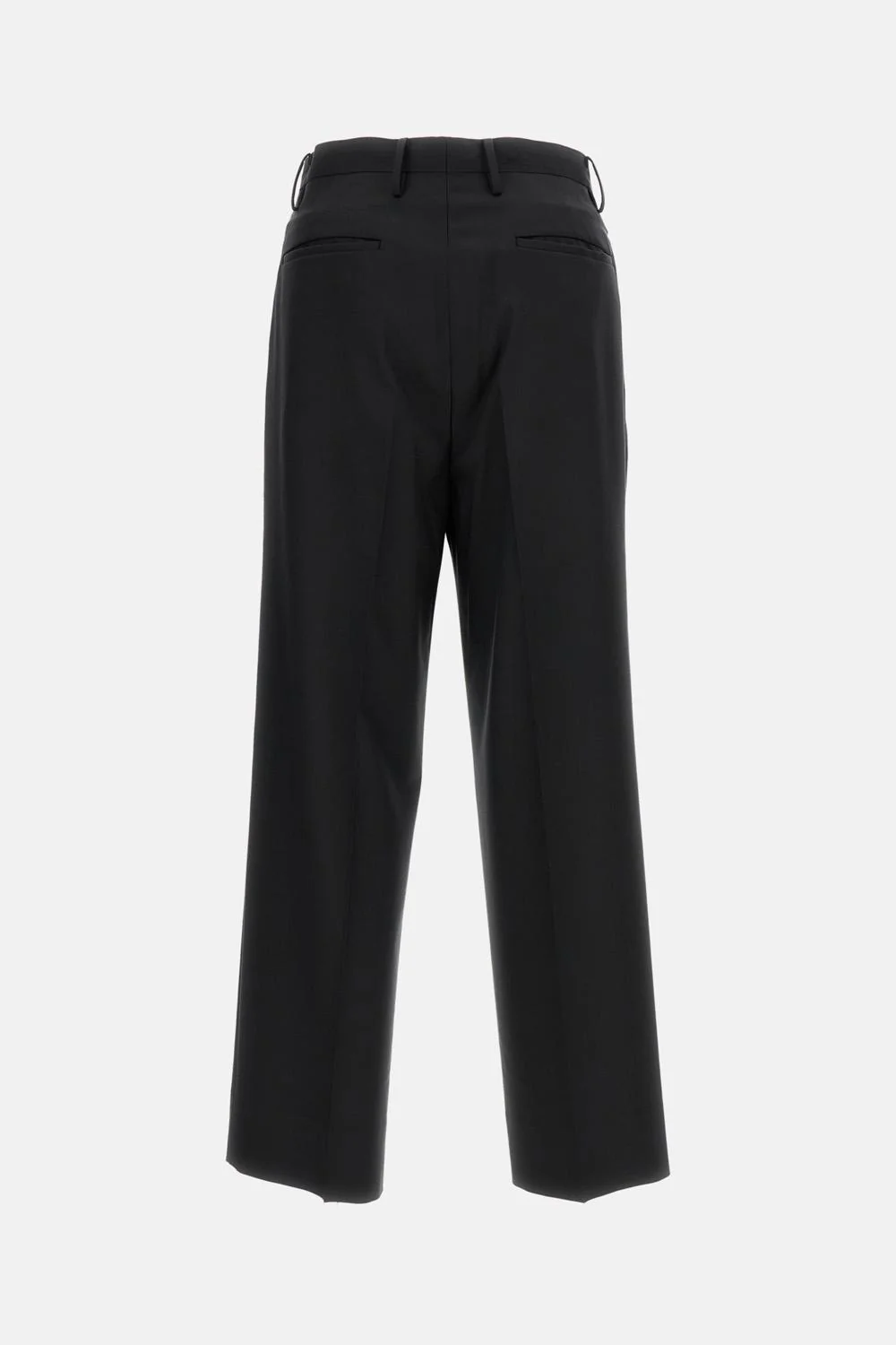 PANTALONI IN POPELINE DI LANA - Image 2