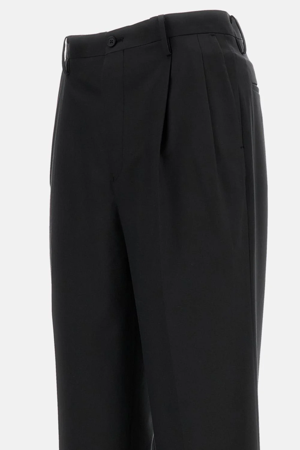 PANTALONI IN POPELINE DI LANA - Image 3