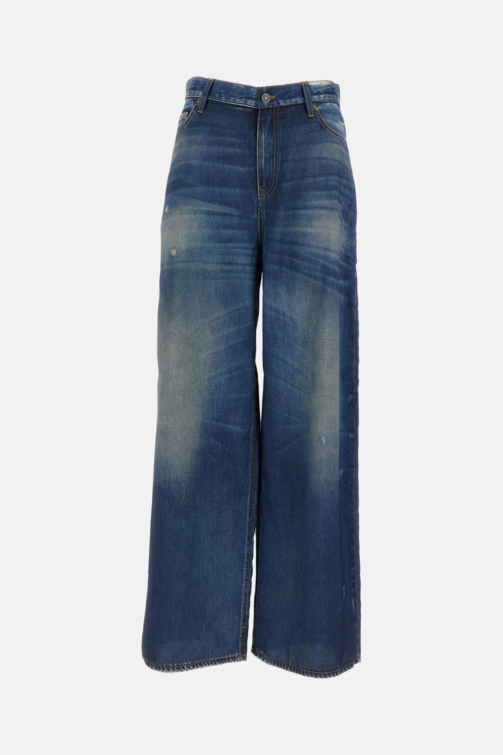 PANTALONI PEGGY IN STAMPA DENIM