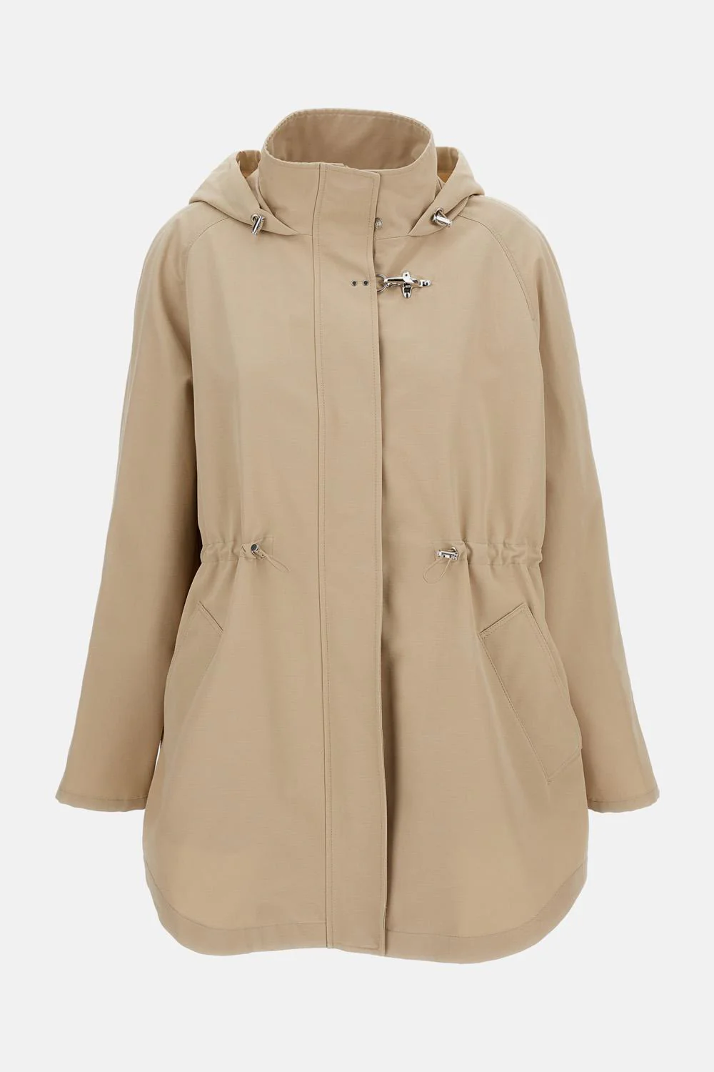 PARKA LUNGO IN COTONE TECNICO