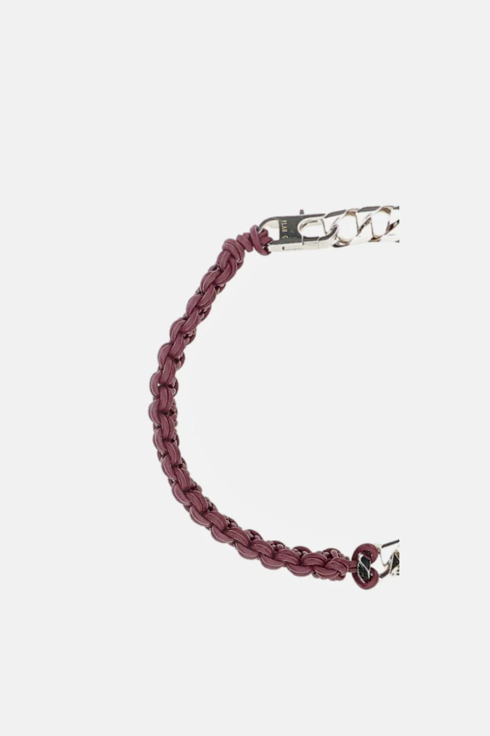 COLLANA CATENA CON CORDINO ROSSO VERMIGLIO - Image 2