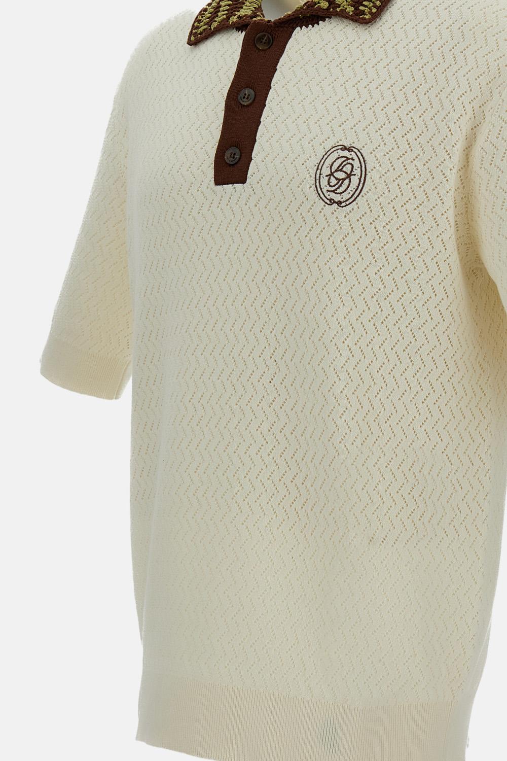 POLO IN MAGLIA AJOURÉ D MIROIR - Image 3