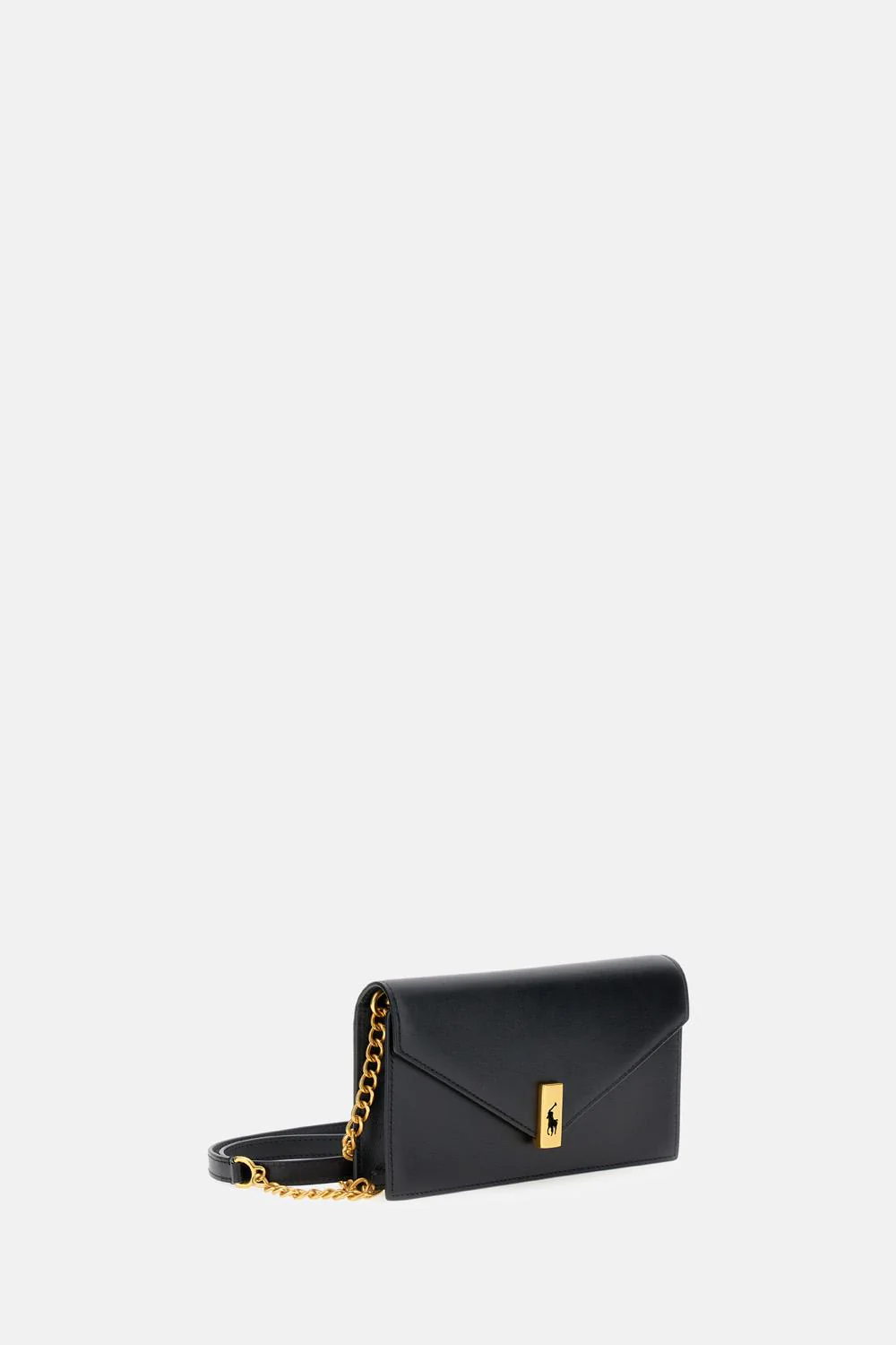 PORTAFOGLIO E BORSA CON CATENA IN PELLE POLO ID - Image 2