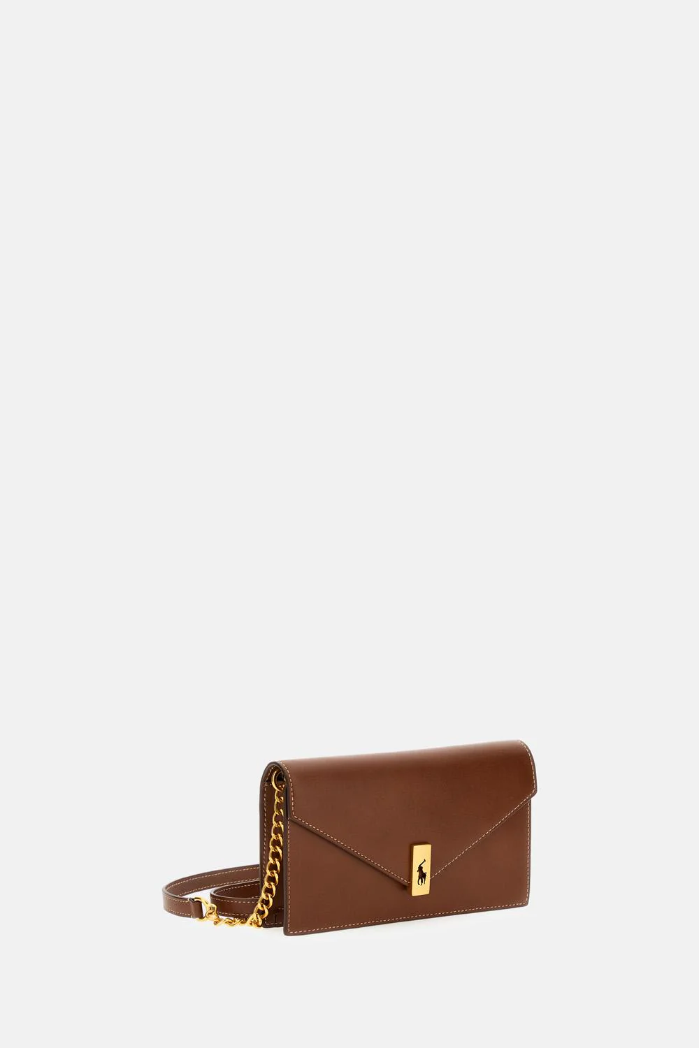 PORTAFOGLIO E BORSA CON CATENA IN PELLE POLO ID - Image 2
