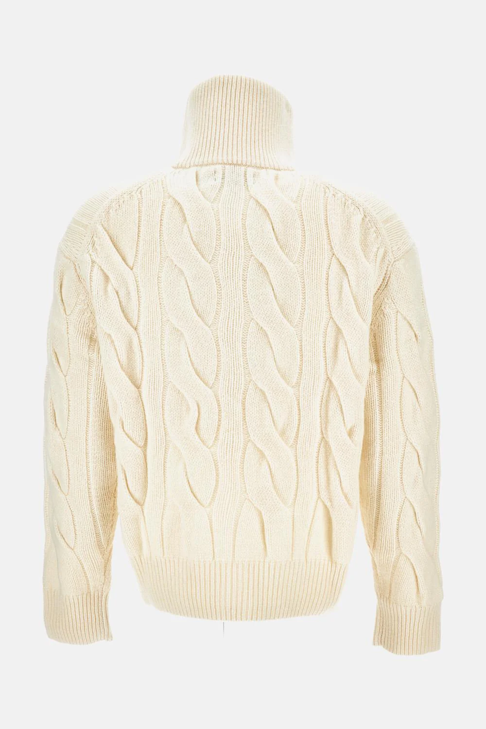 CARDIGAN IN LANA E CASHMERE A TRECCIA - Image 2