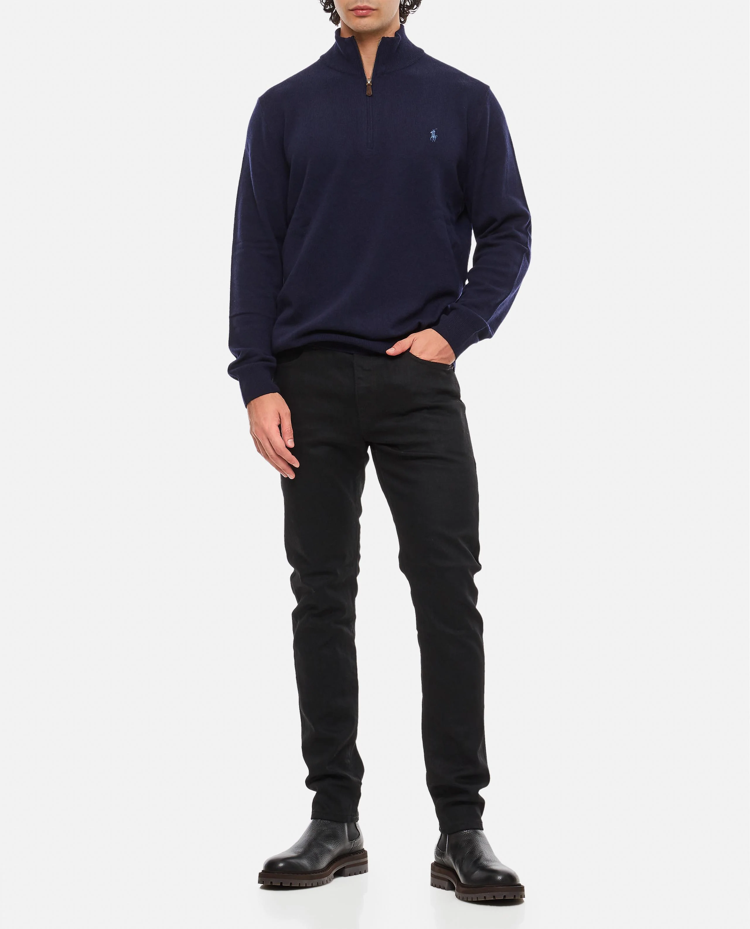 PULLOVER CON ZIP A MANICA LUNGA - Image 2