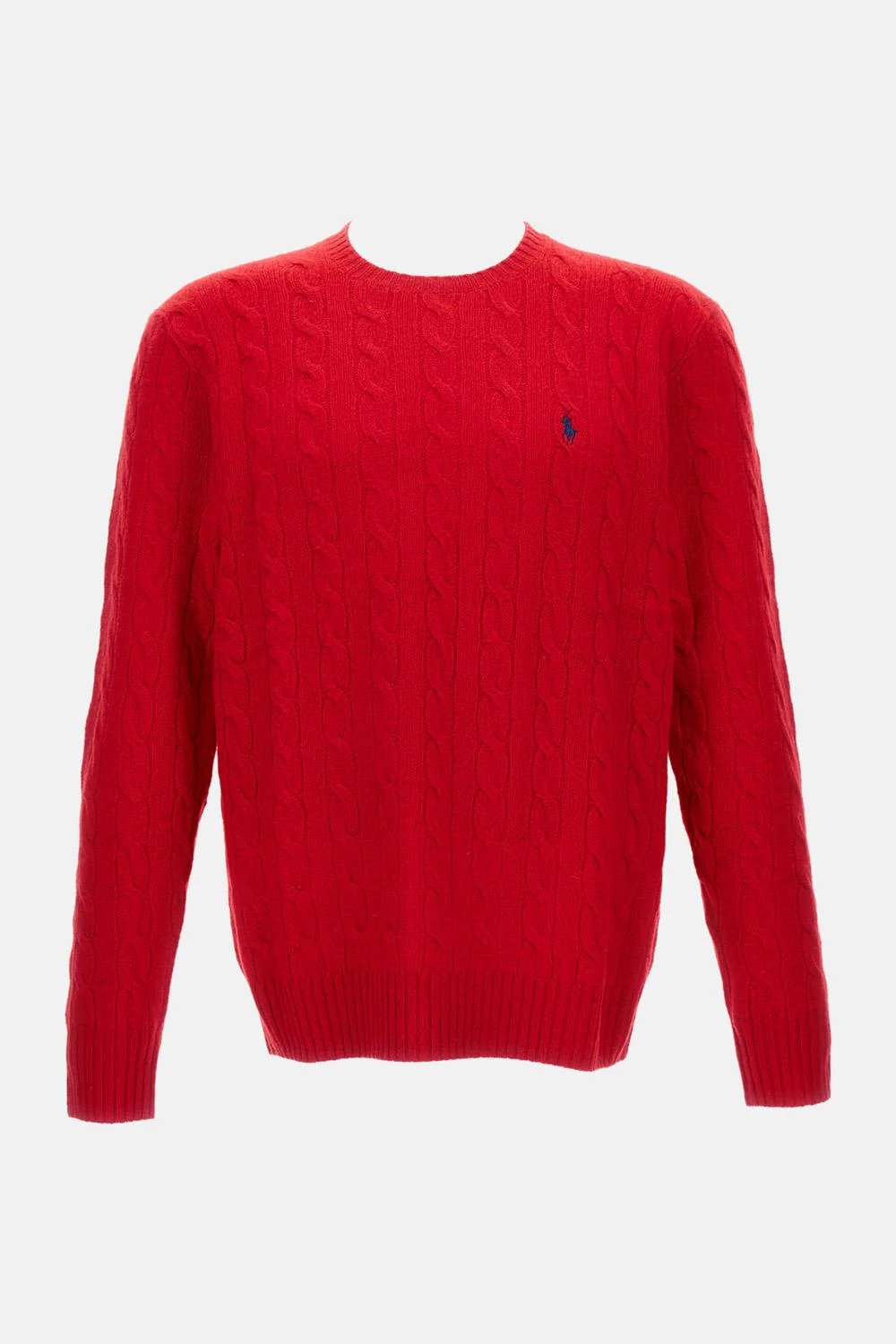 PULLOVER IN MAGLIA INTRECCIATA MISTO CASHMERE E LANA - Image 2