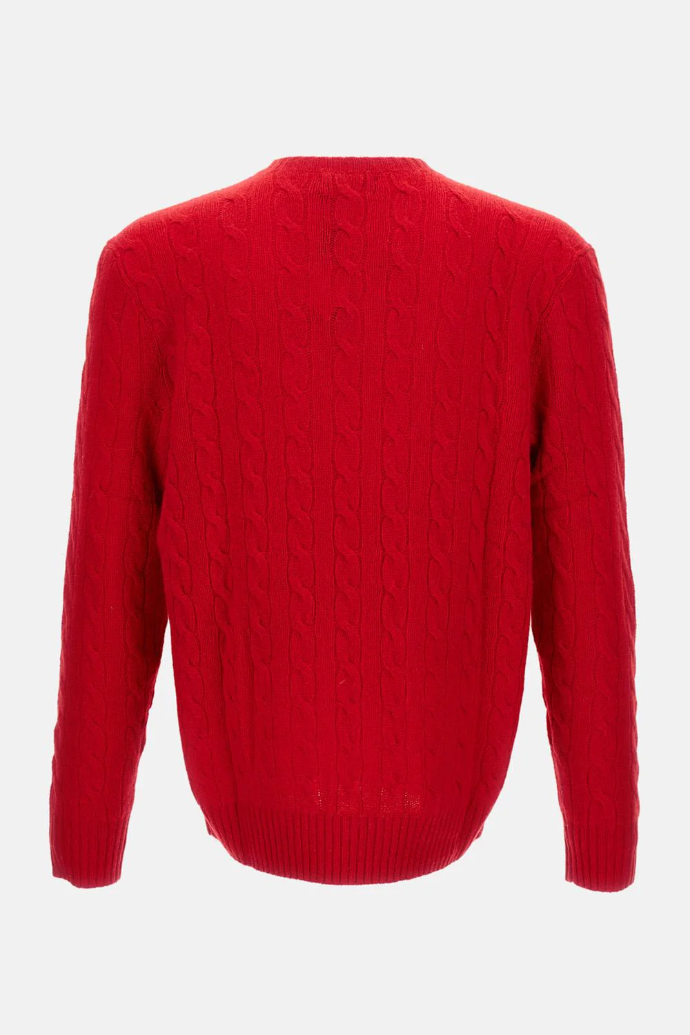 PULLOVER IN MAGLIA INTRECCIATA MISTO CASHMERE E LANA - Image 3