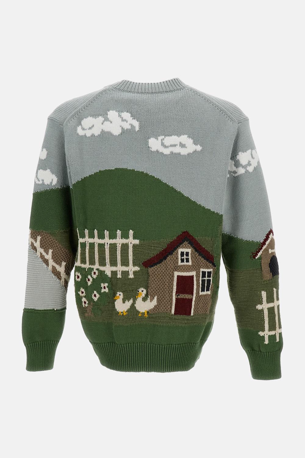 PULLOVER IN MAGLIA RICAMATA - Image 2