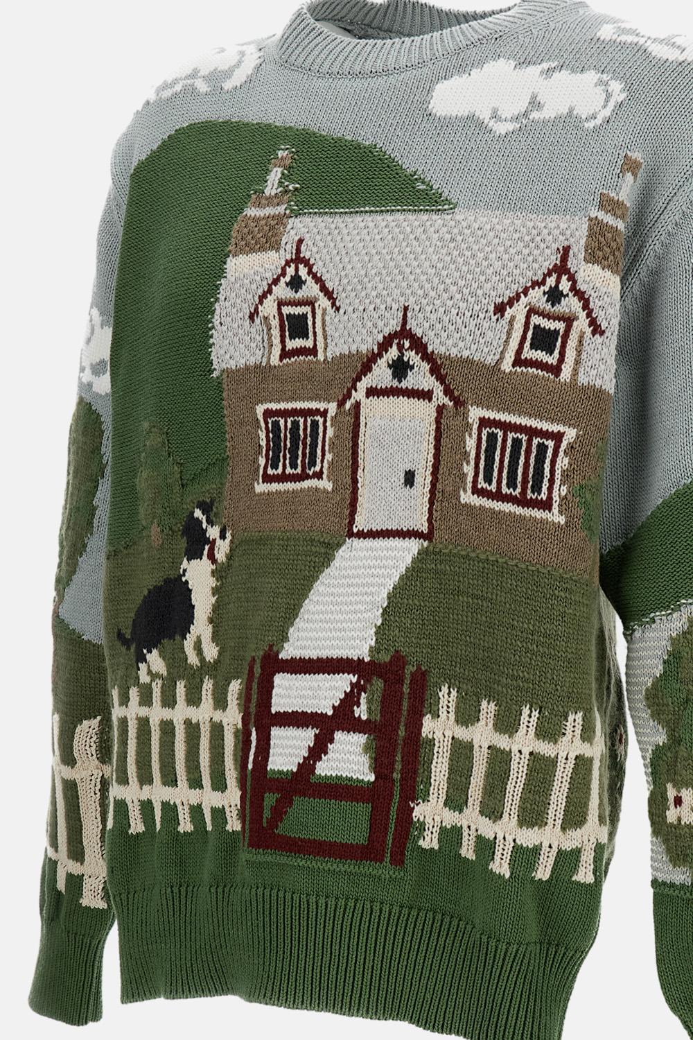 PULLOVER IN MAGLIA RICAMATA - Image 3