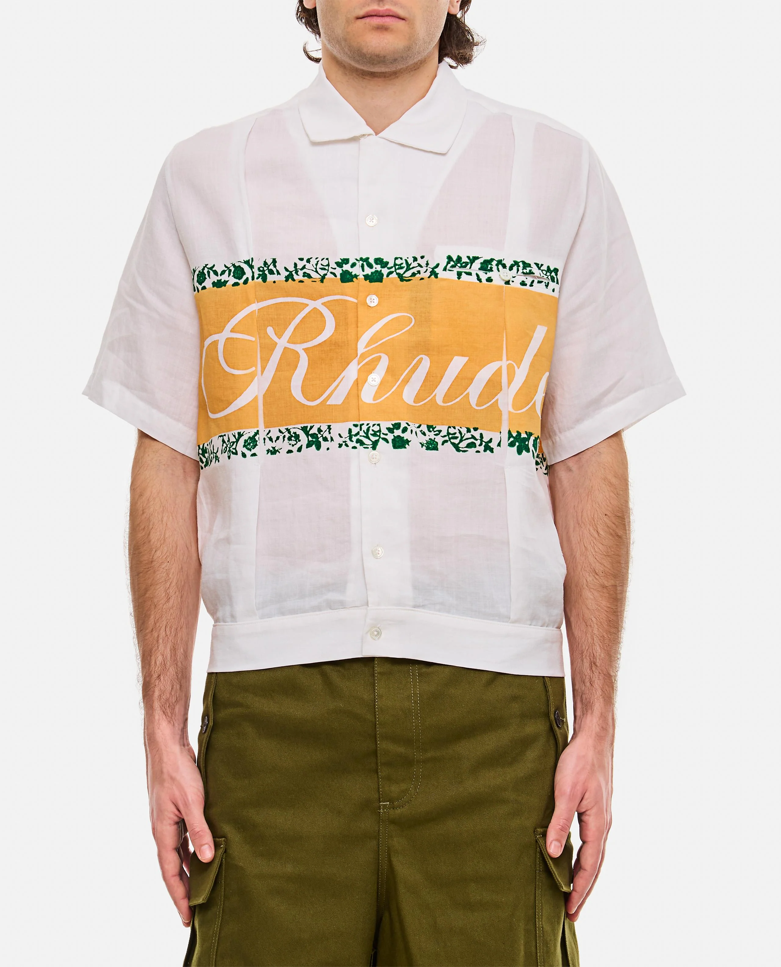 CAMICIA IN LINO COTONE CUBANO RHUDE