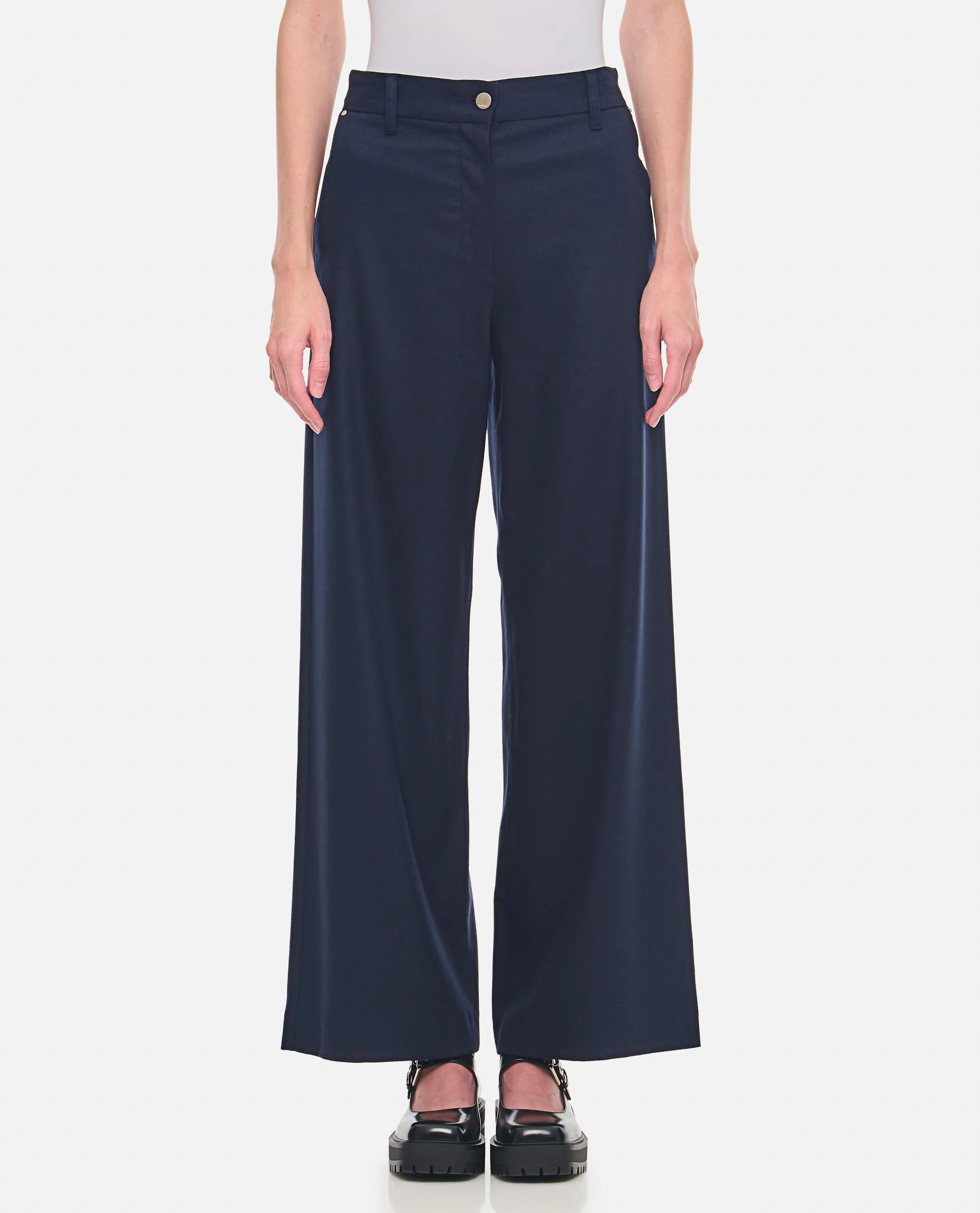 ERMES PANTALONE IN LANA 5 TASCHE