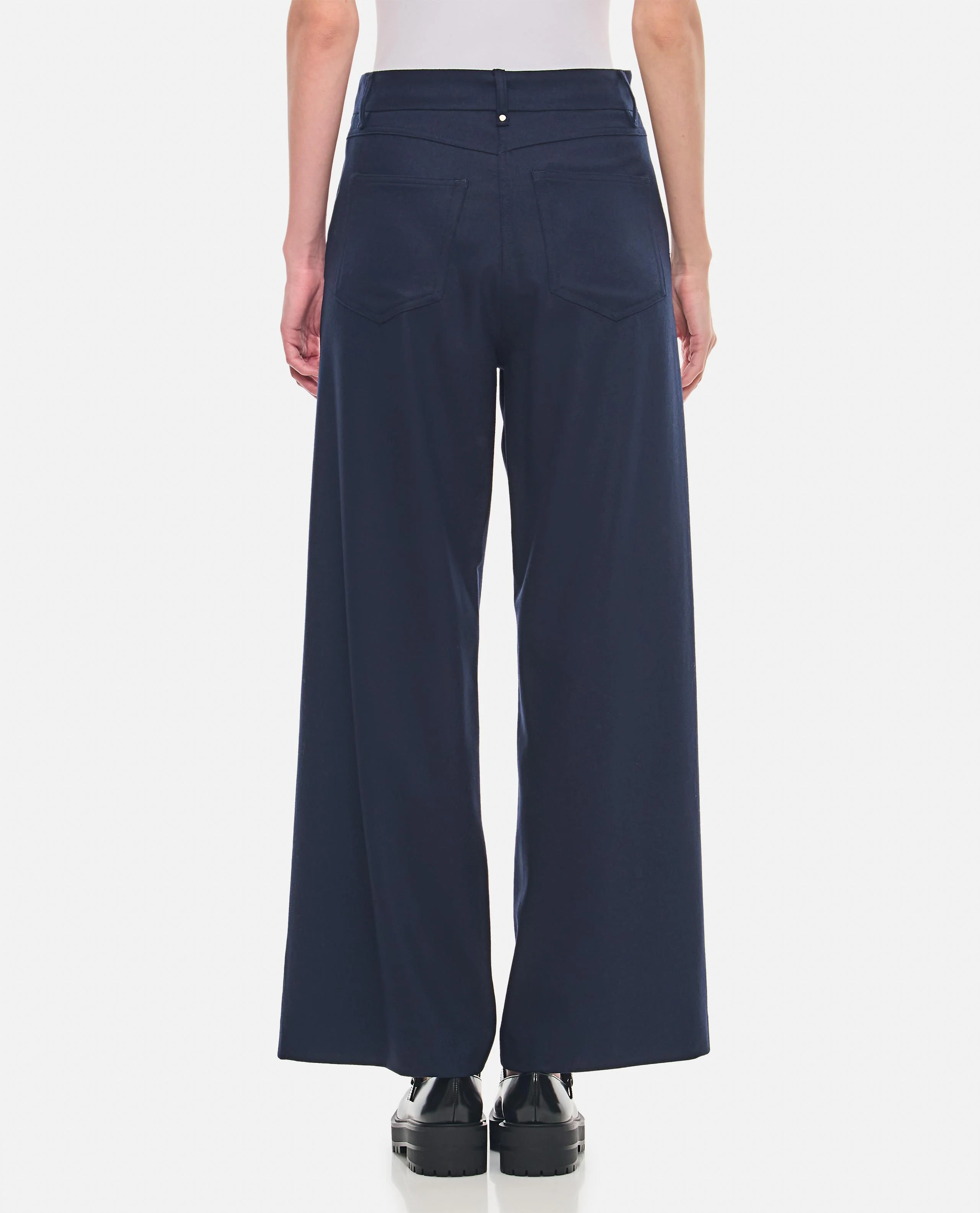 ERMES PANTALONE IN LANA 5 TASCHE - Image 3