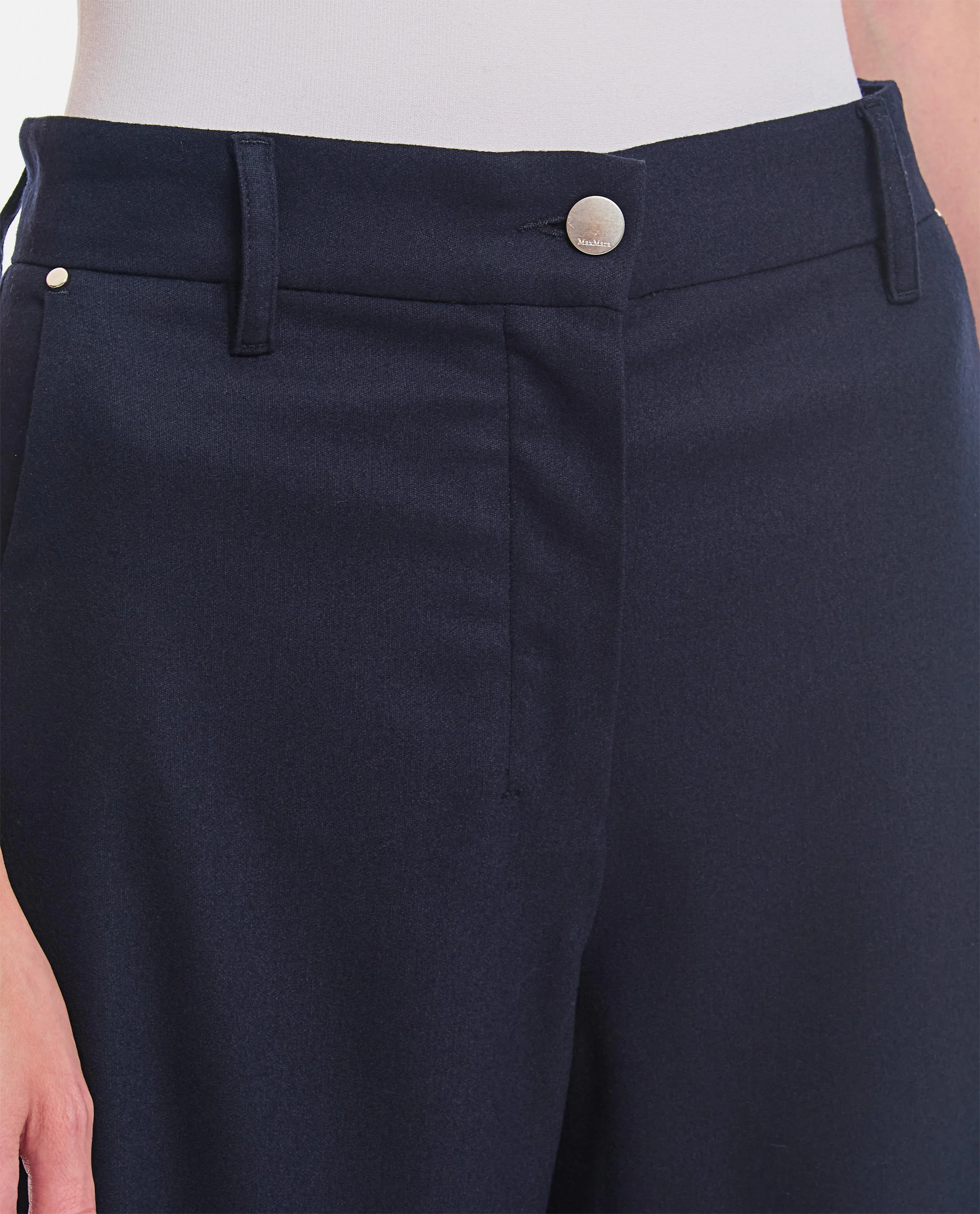 ERMES PANTALONE IN LANA 5 TASCHE - Image 4