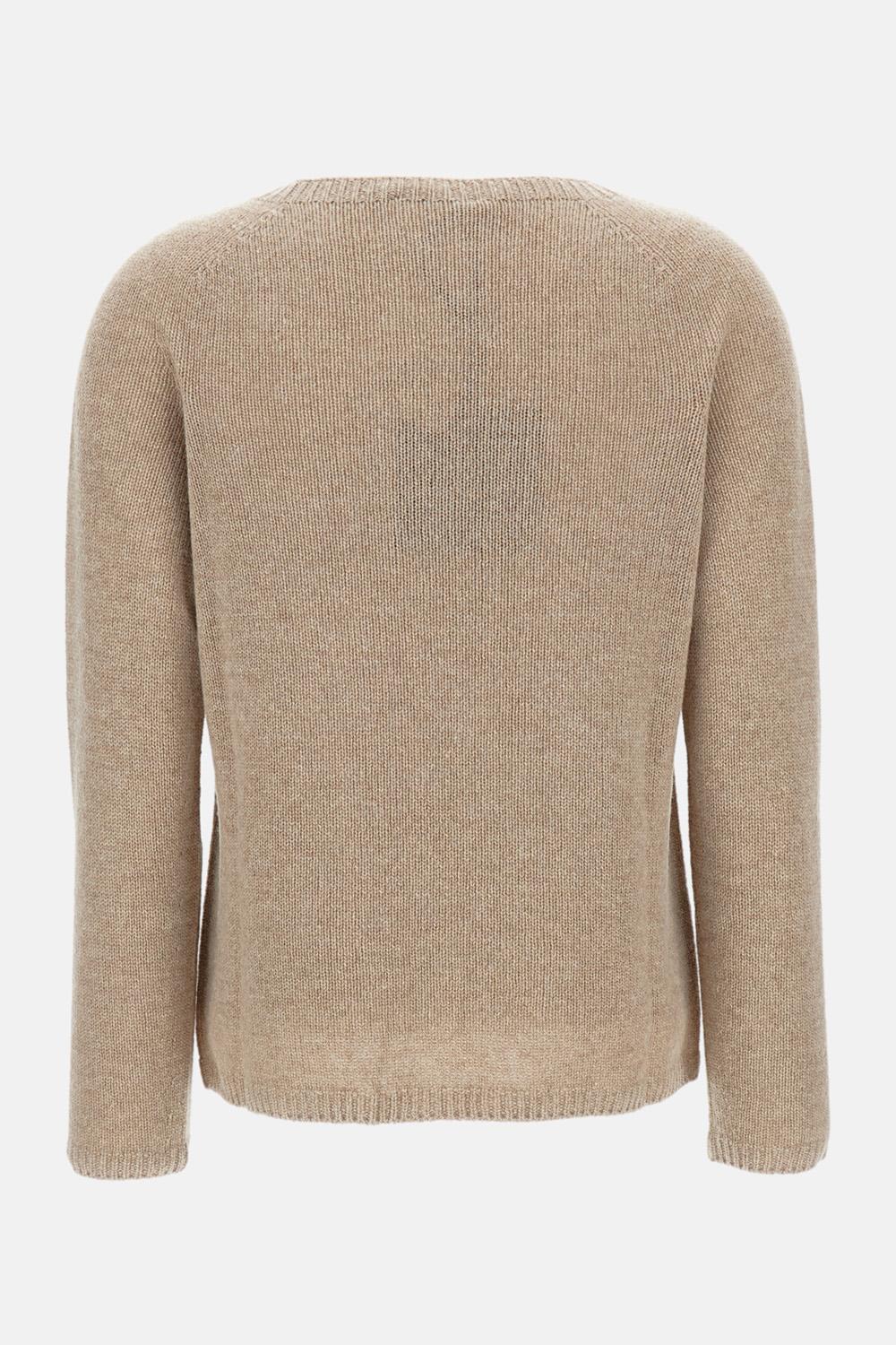 PULLOVER GIROCOLLO MISTO CASHMERE - Image 2