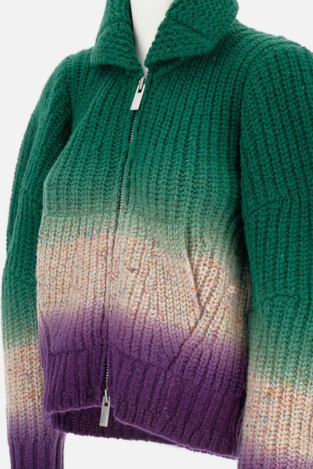 BLOUSON IN MAGLIA DI LANA TIE-DYE - Image 3
